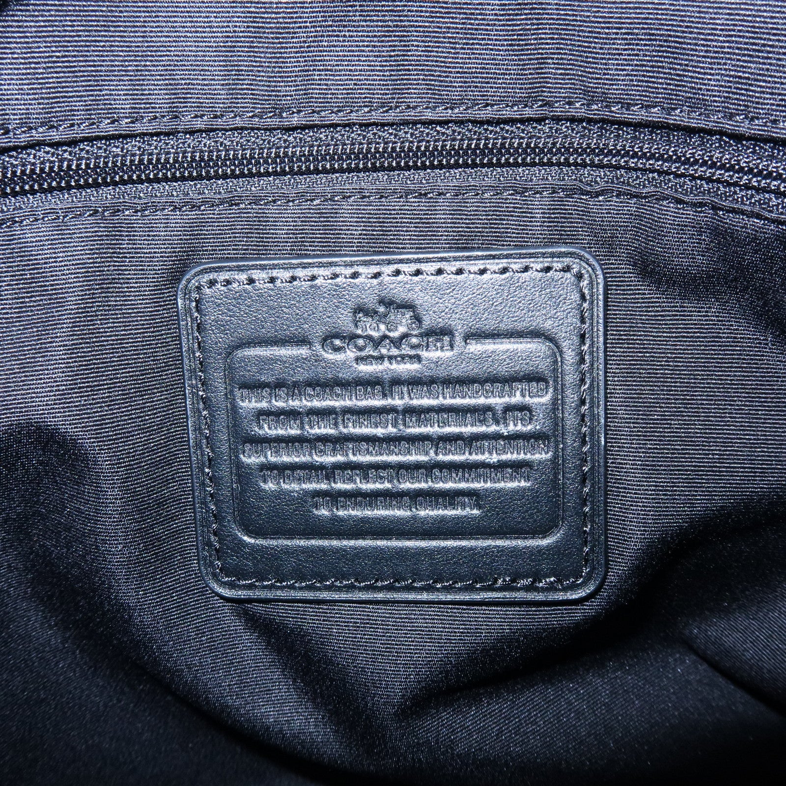 COACH Embossed Leather Python Print Shoulder Bag Purple Black