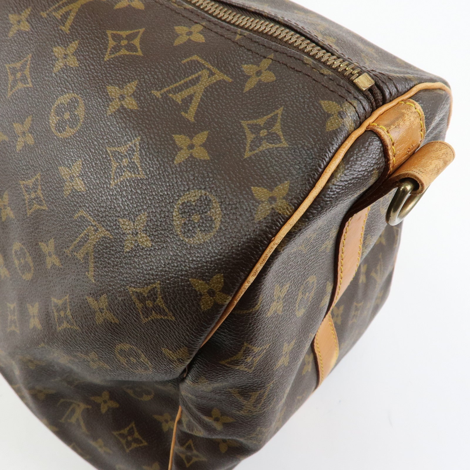 Louis Vuitton Monogram Keep All Bandouliere 60 Boston Bag M41412
