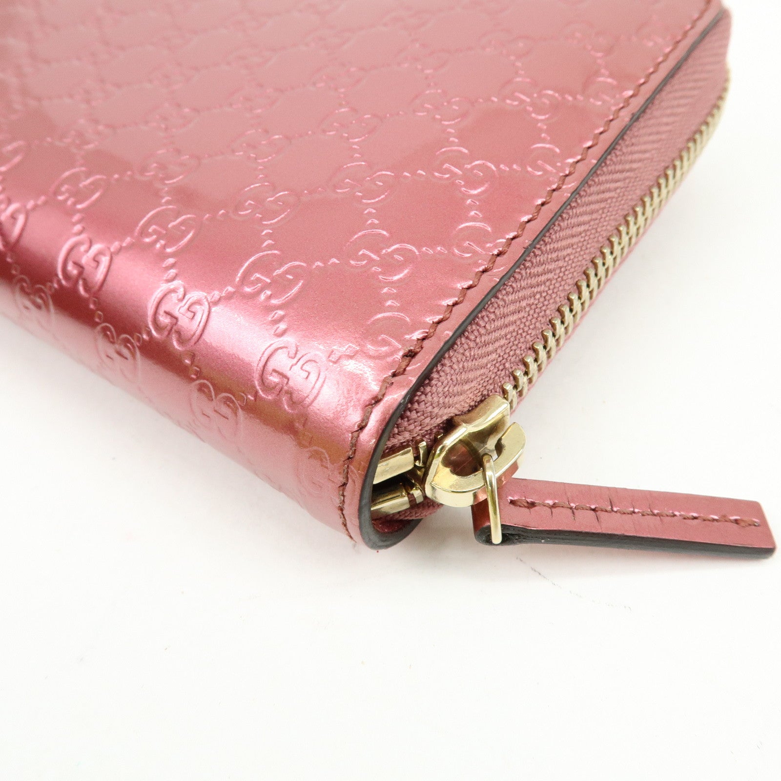 GUCCI Interlocking G Lovely Heart Microguccissima Wallet 307997