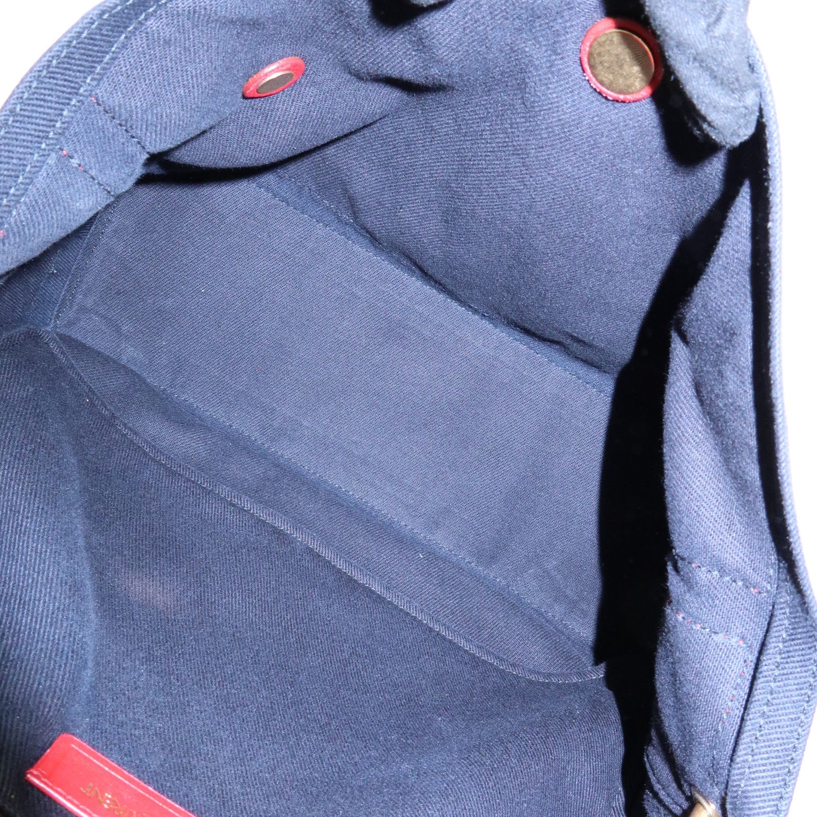 SAINT LAURENT PARIS Muse Two Leather Shoulder Bag Red 265707