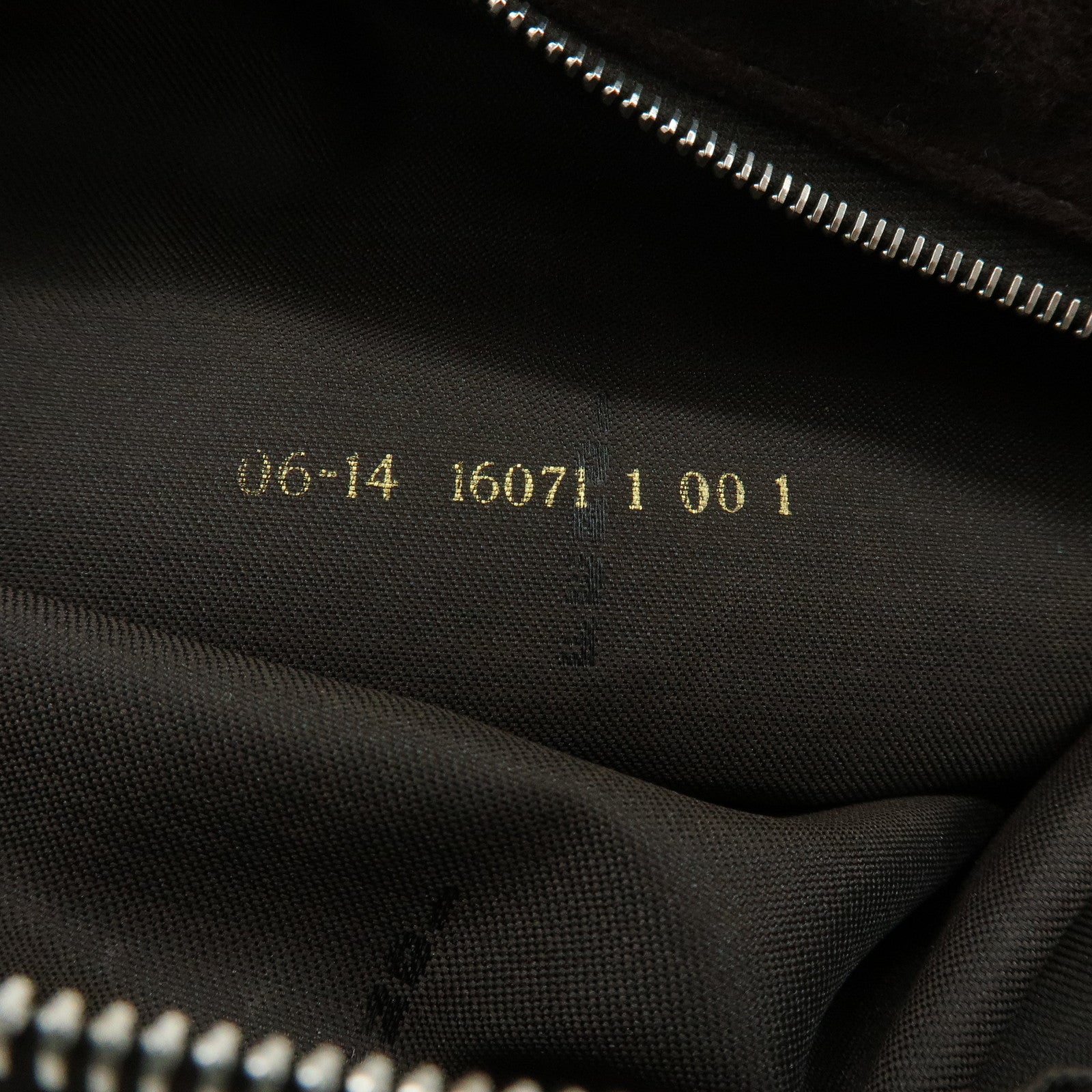 FENDI Wool Leather Shoulder Bag Crossbody Bag Brown 16071