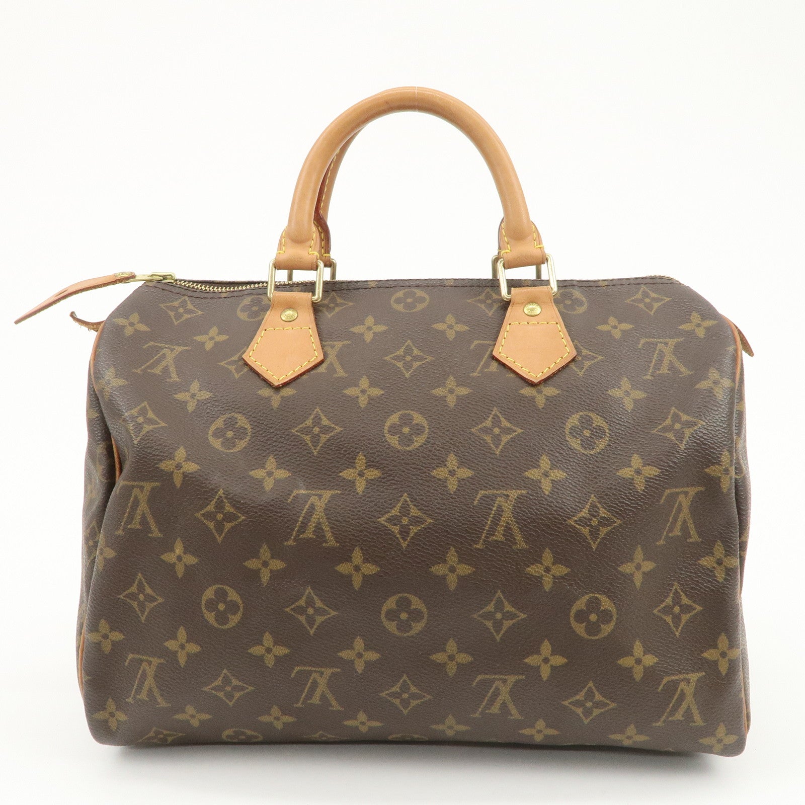 Louis Vuitton Monogram Speedy 30 Boston Bag Hand Bag Brown M41526
