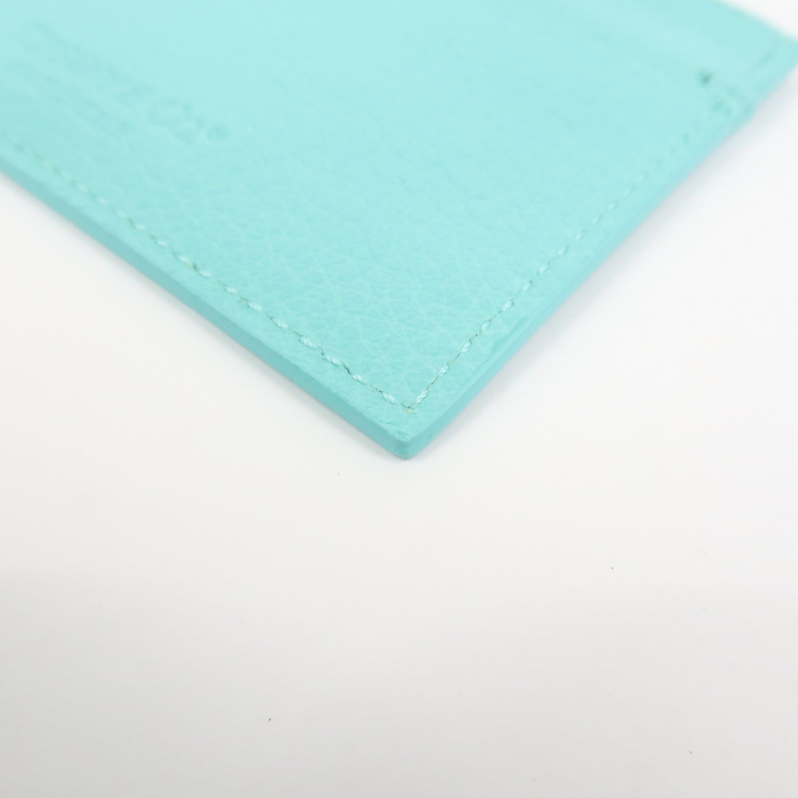 Tiffany & Co Set of 3 Card Case Coin Case Ballpoint Pen Light Blue