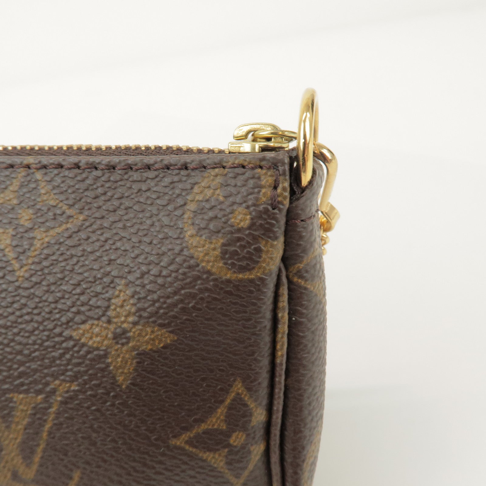 Louis Vuitton Monogram Pouch for Bucket PM Bag Pouch Brown