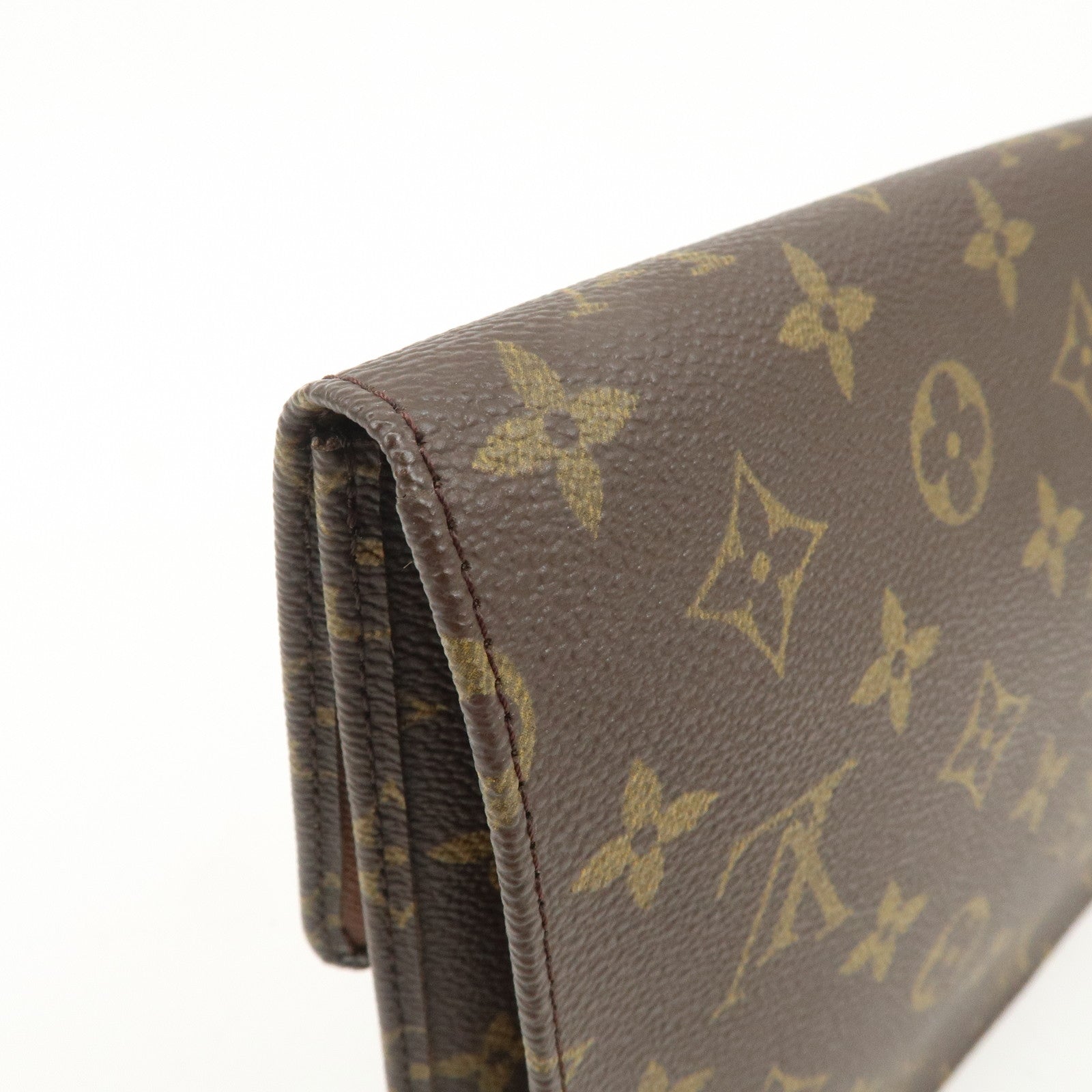 Louis Vuitton Monogram Pochette Lava 23 Clutch Bag Brown M51940