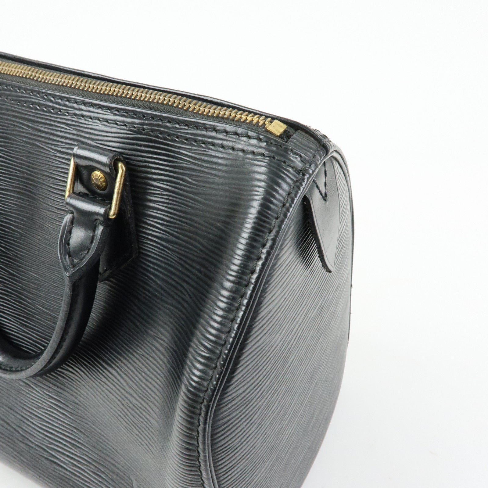 Louis Vuitton Epi Speedy 25 Boston Bag Hand Bag Noir Black M43012