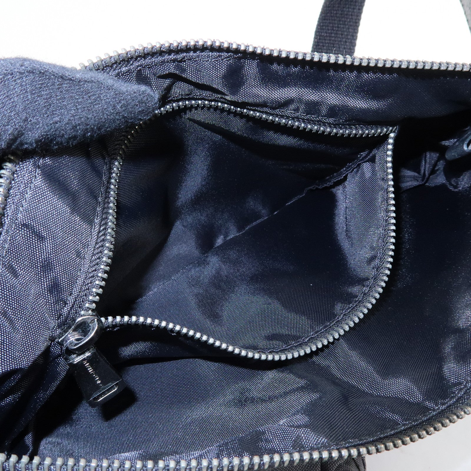 Dolce & Gabbana Nylon Leather Waist Bag Body Bag Black