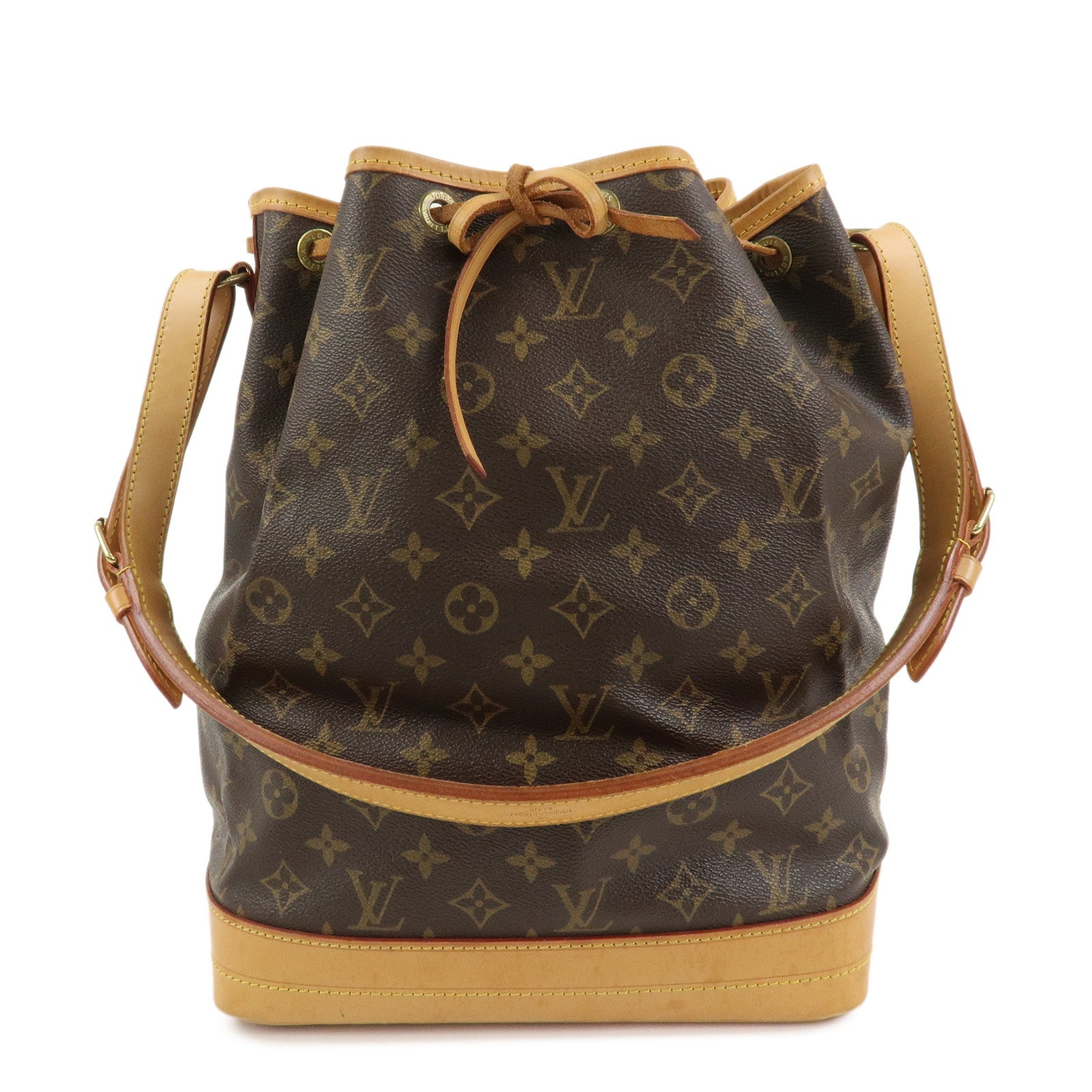 Louis Vuitton Monogram Noe Shoulder Bag Hand Bag Brown M42224