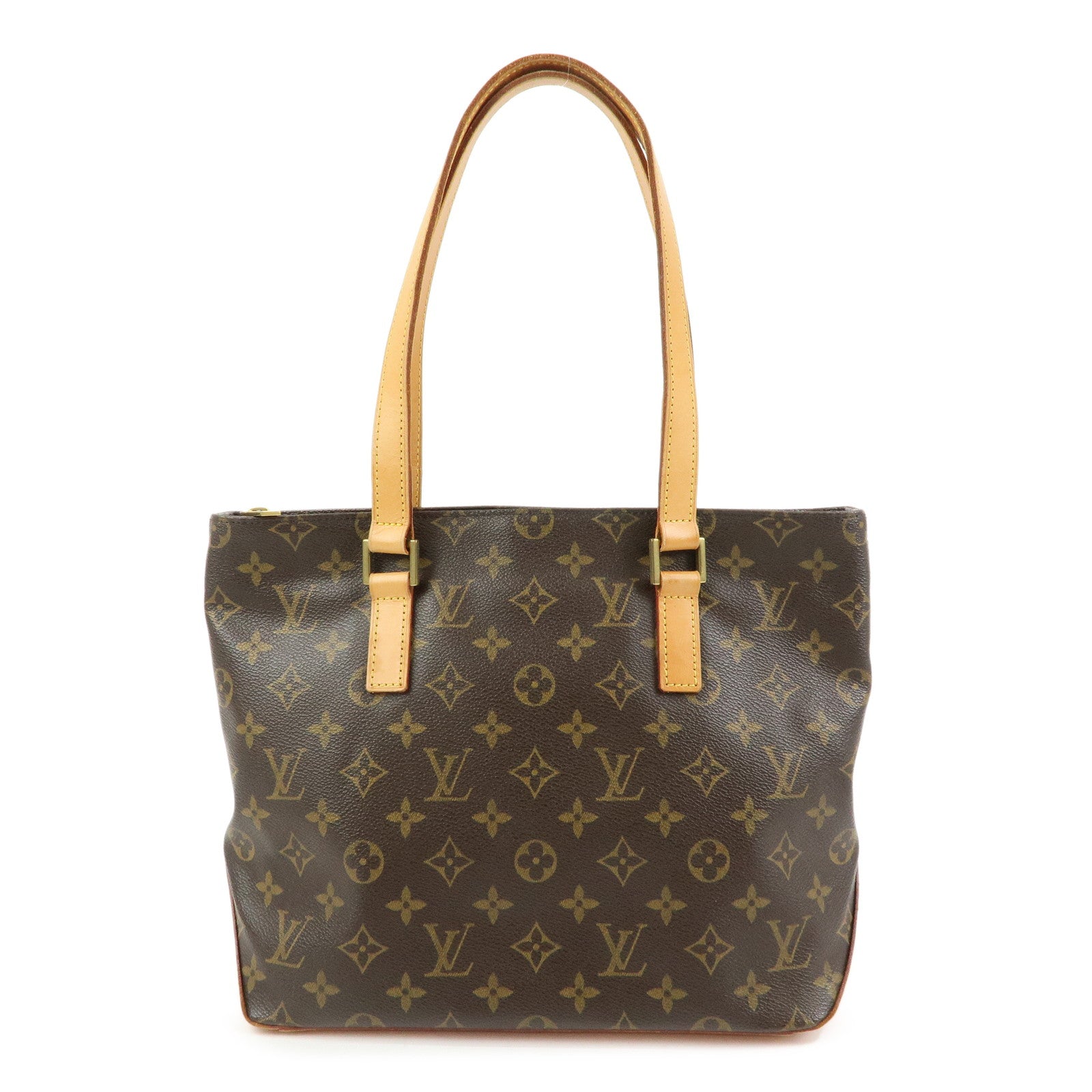 Louis Vuitton Monogram Cabas Piano Tote Bag Hand Bag Brown M51148