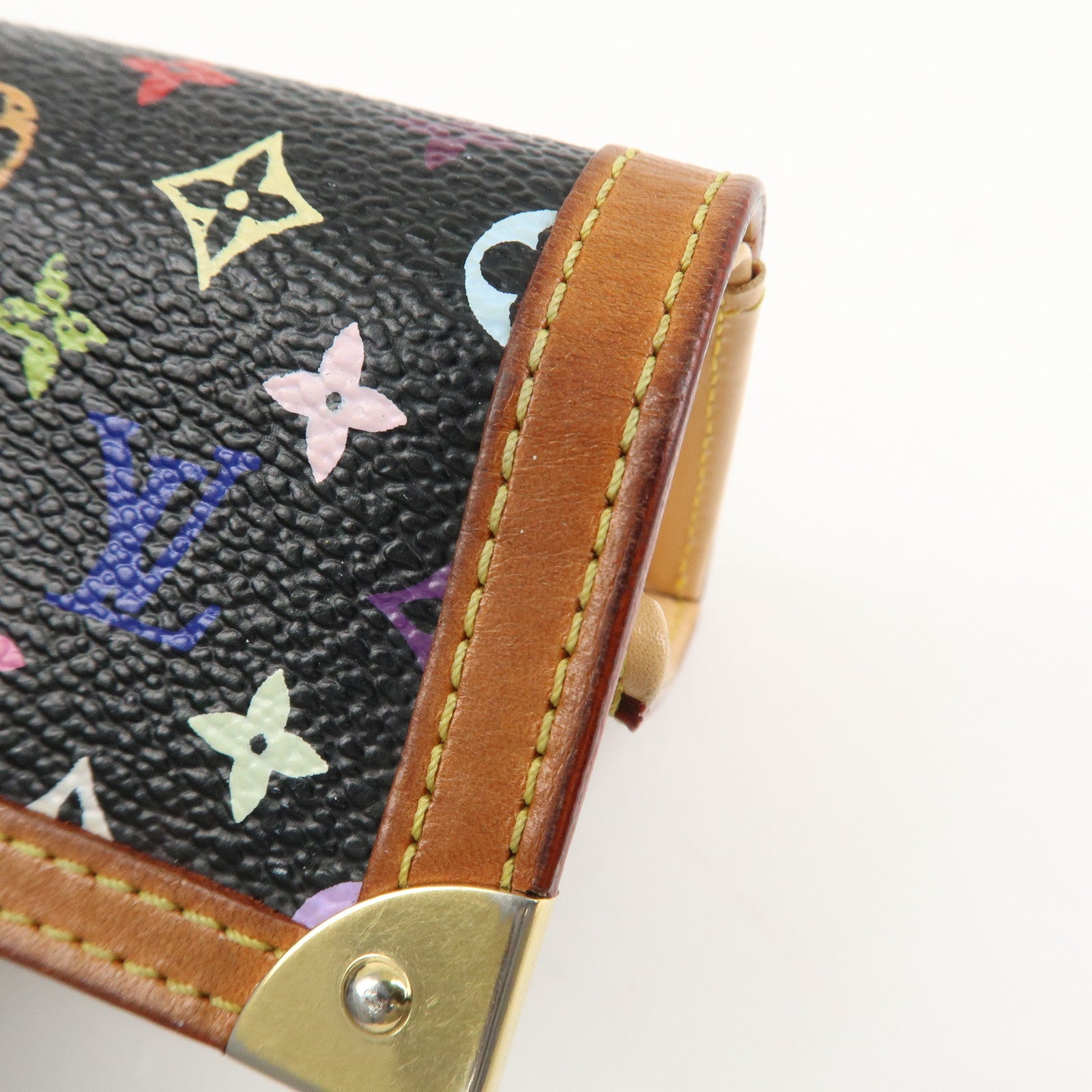 Louis Vuitton Monogram Multicolor Porte Monnaie Plat M92656 Used