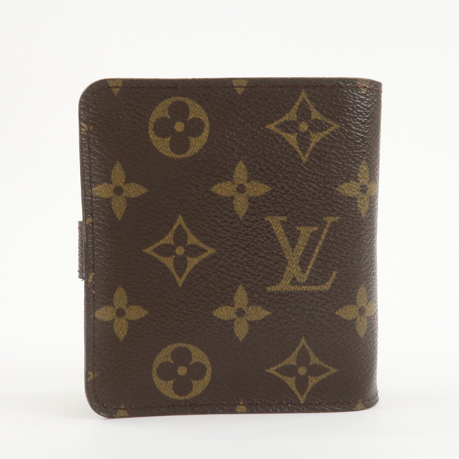 Louis Vuitton Monogram Compact Zippy Small Wallet Brown M61667