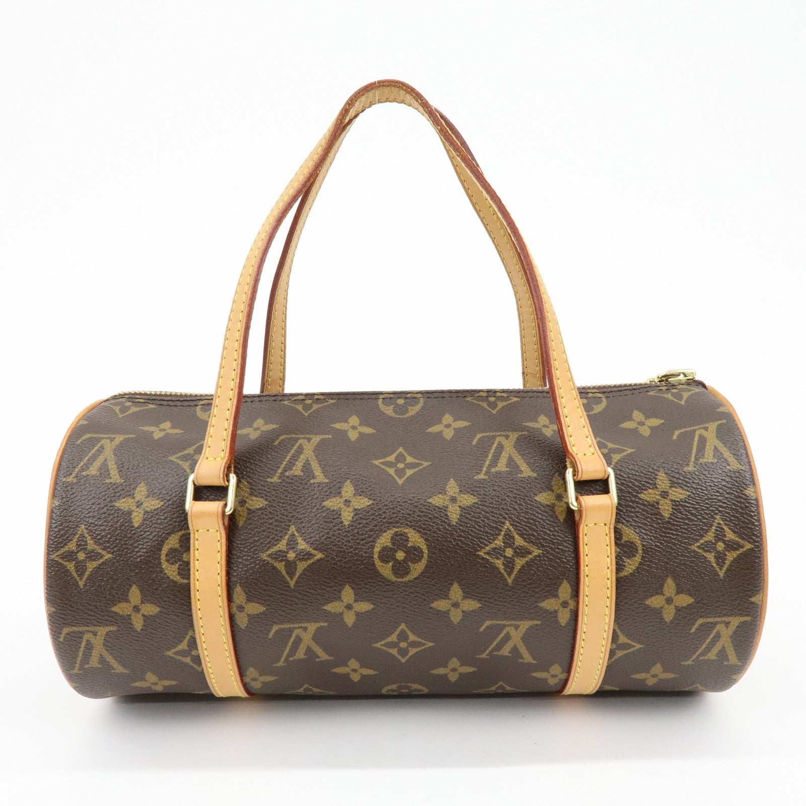 Louis Vuitton Monogram Papillon 26 Hand Bag Brown M51386