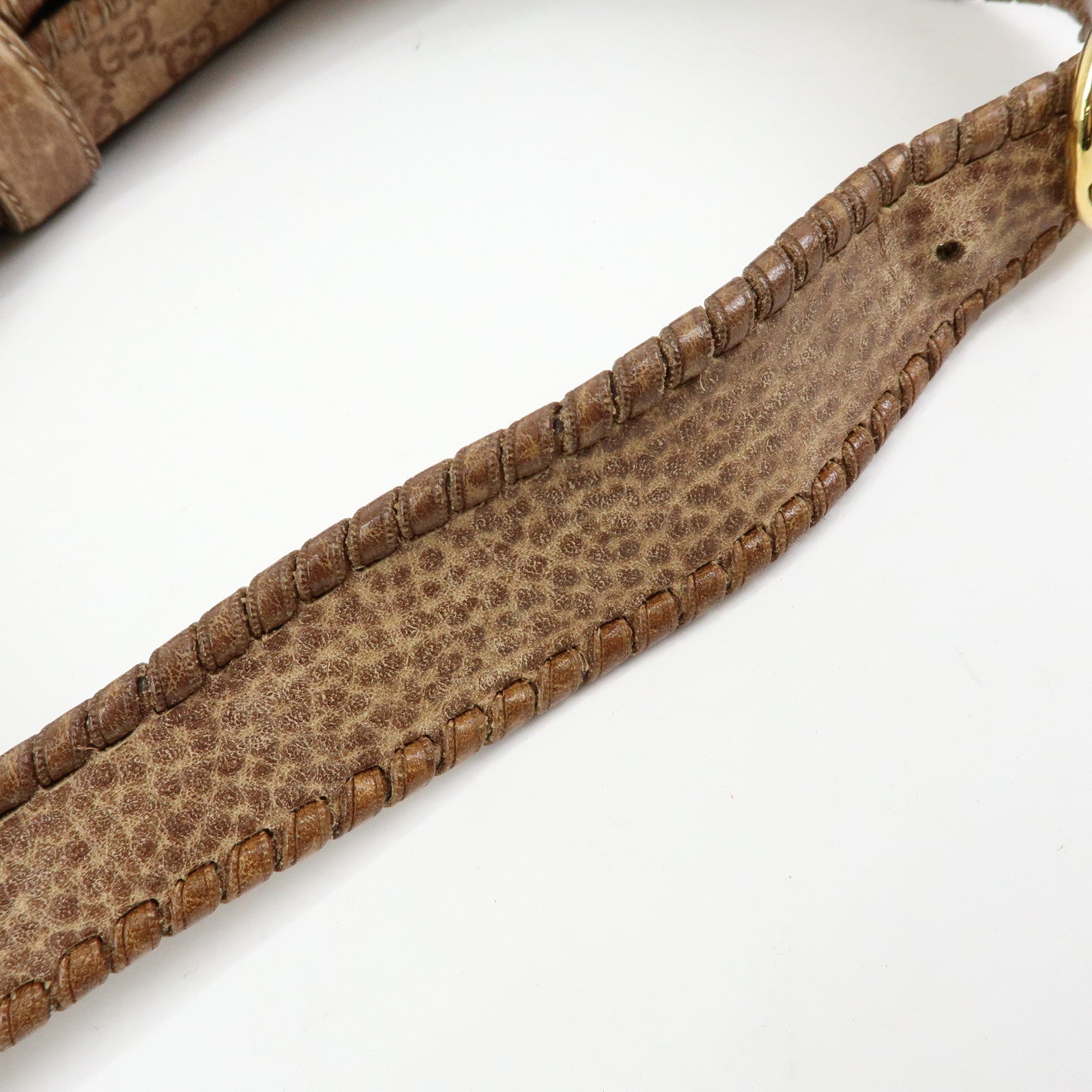 GUCCI Bamboo New Jackie Guccissima Leather Shoulder Bag 218491