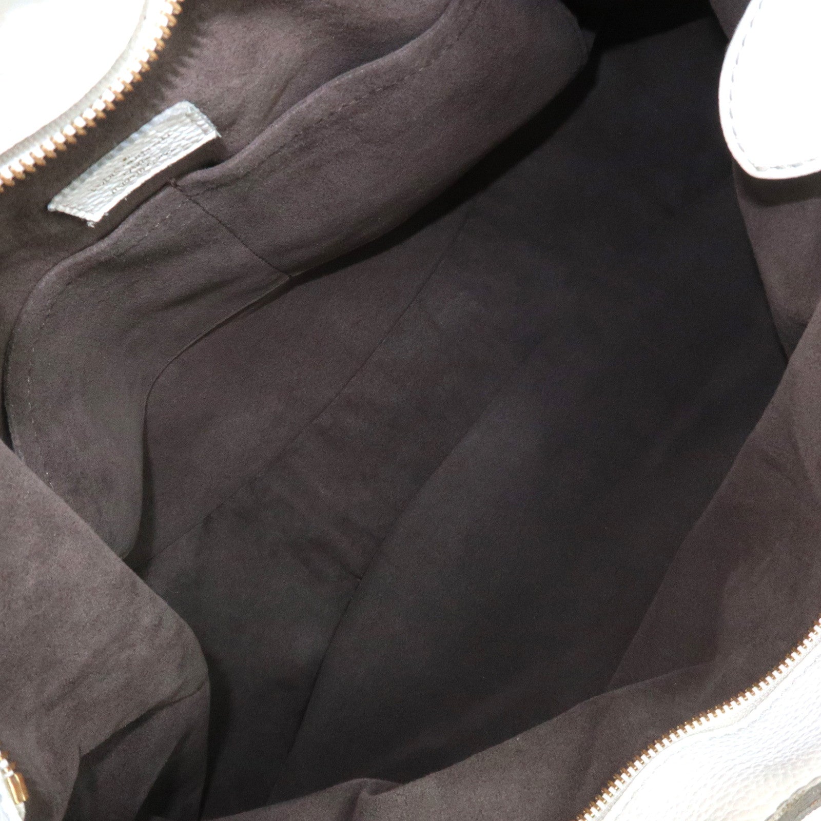 Louis Vuitton Monogram Mahina Solar PM Hand Bag Blanc M93126 Used