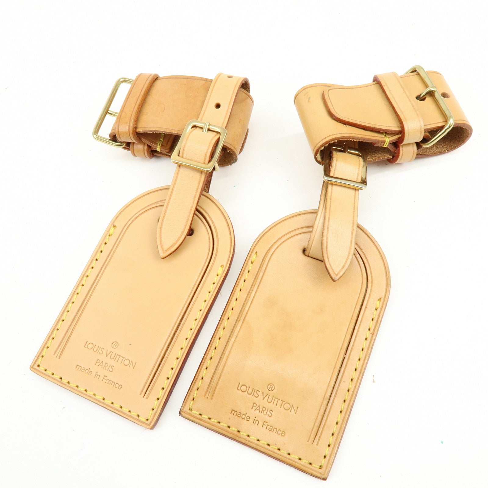 Louis Vuitton Set of 9 Leather Name Tag & Poignet