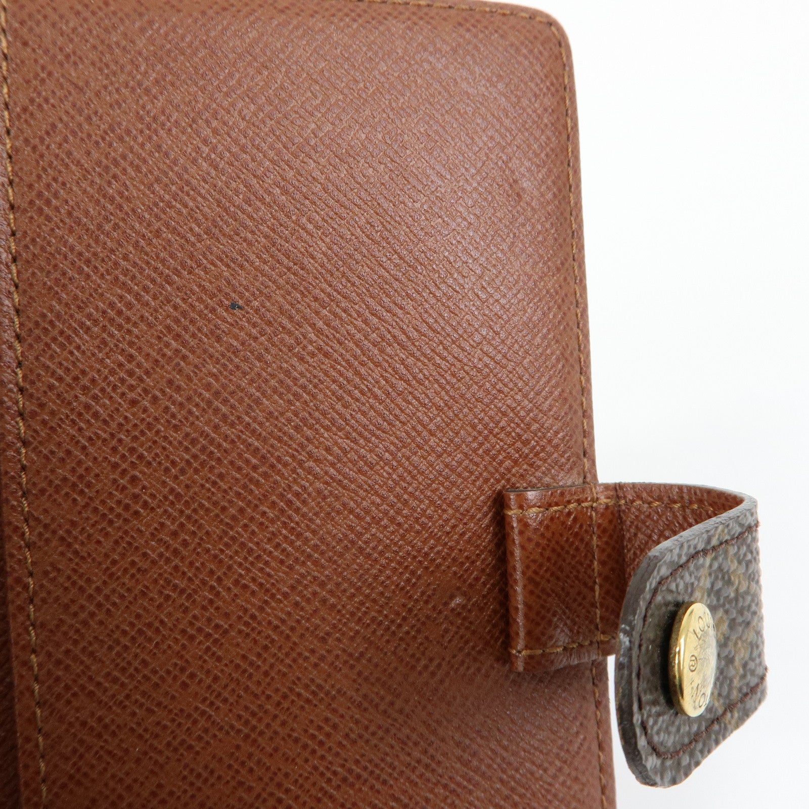 Louis Vuitton Monogram Agenda PM Planner Cover Brown R20005