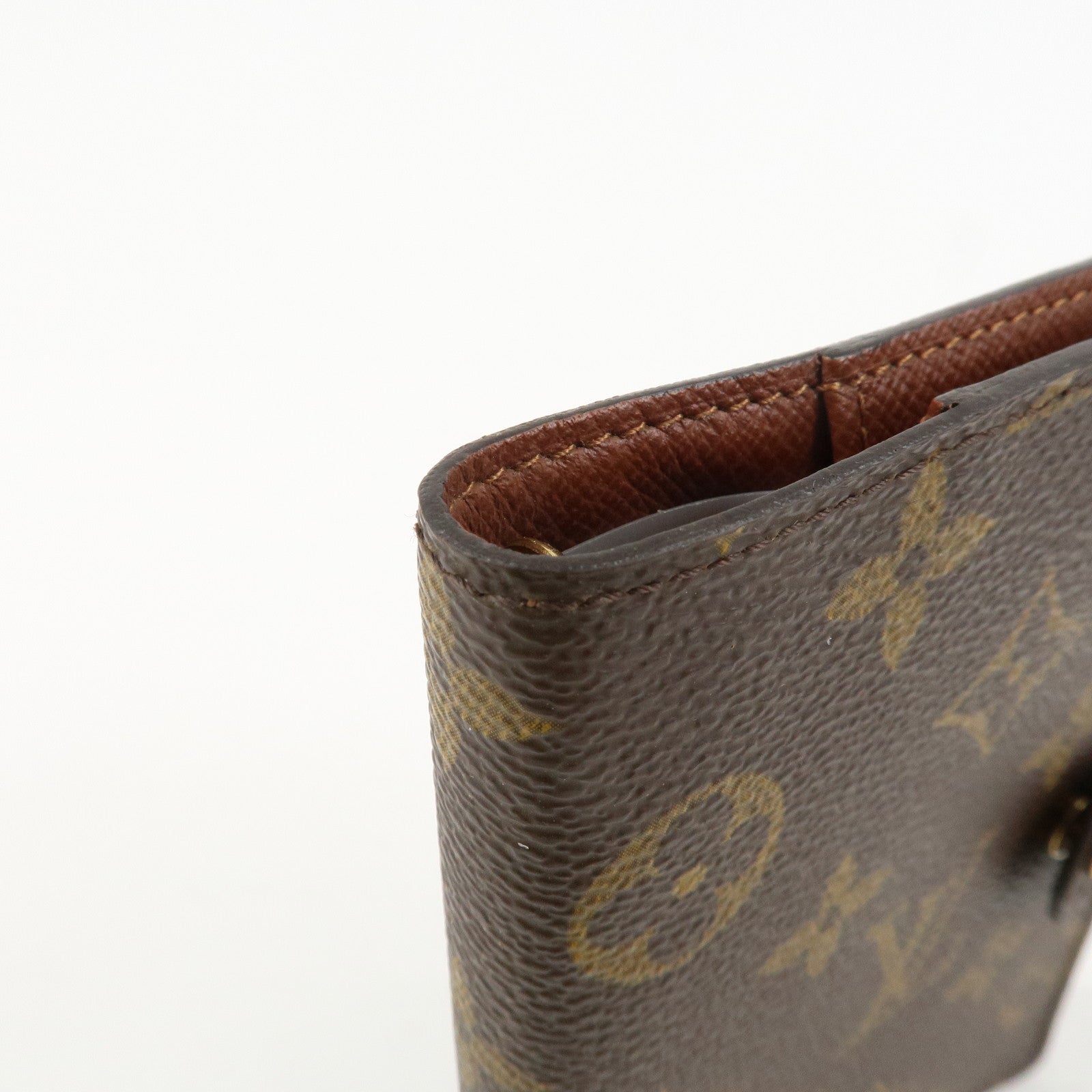 Louis Vuitton Monogram Agenda PM Planner Cover Brown SP0052 Used