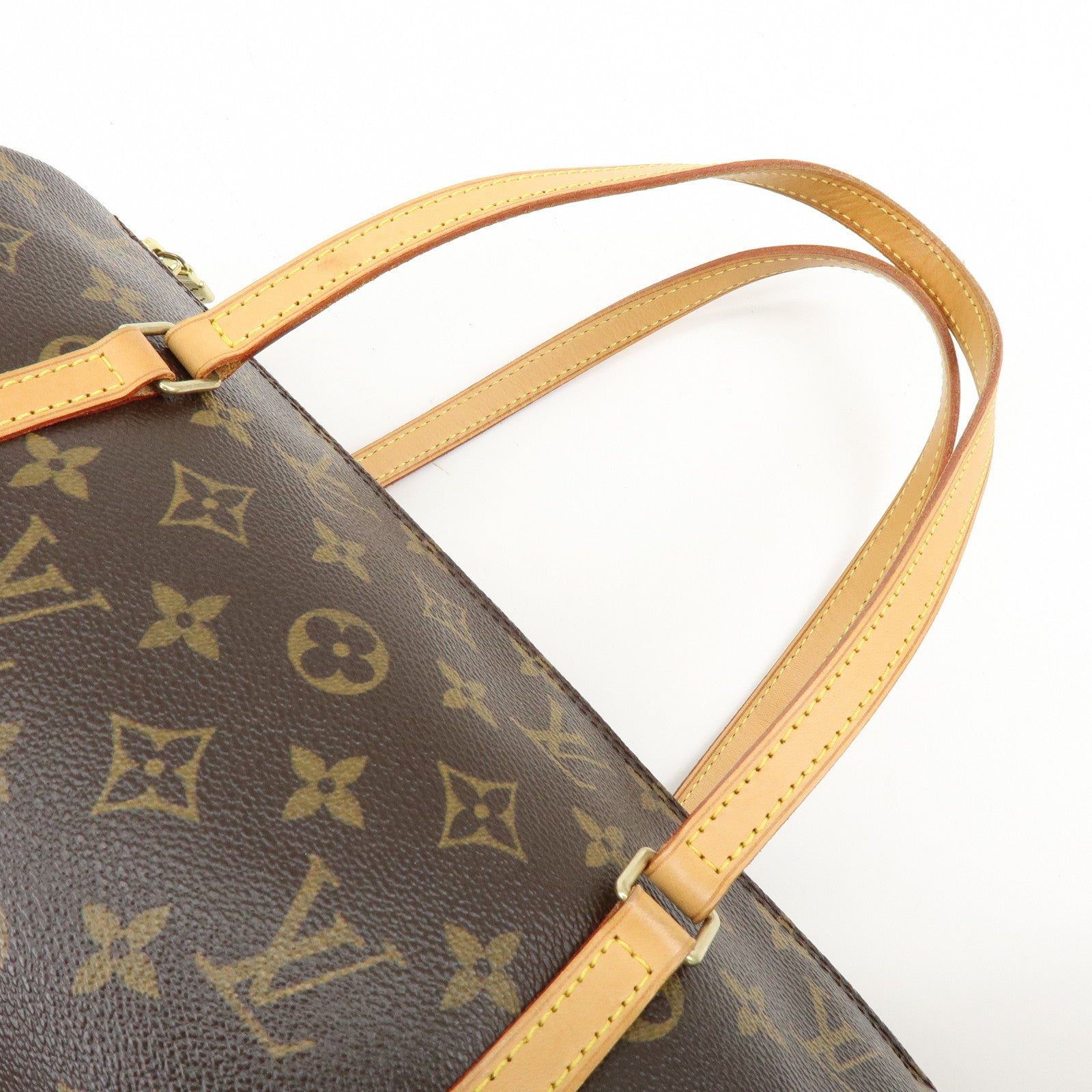 Louis Vuitton Monogram Papillon 30 Hand Bag Brown M51385