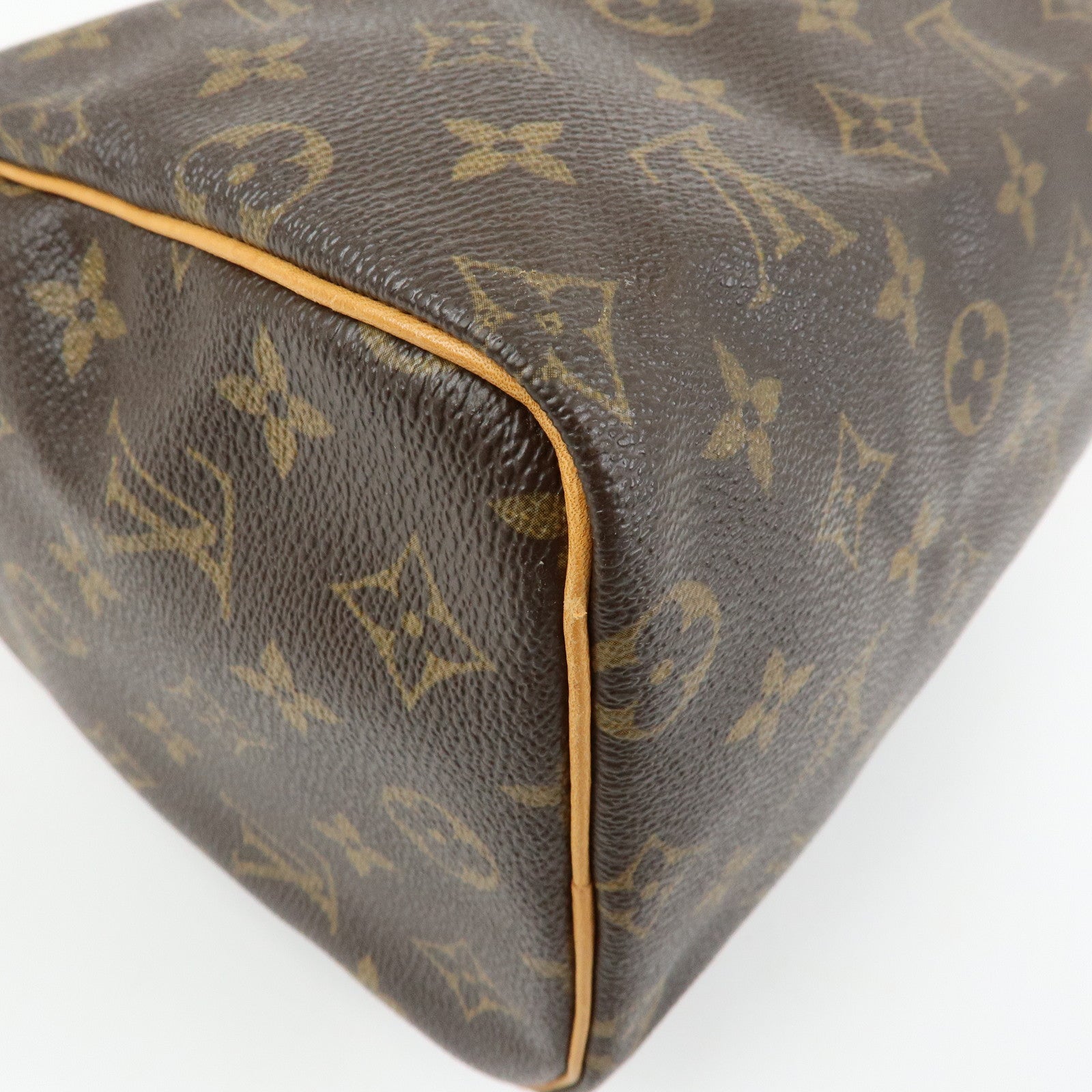 Louis Vuitton Monogram Speedy 25 Boston Bag Hand Bag Brown M41528
