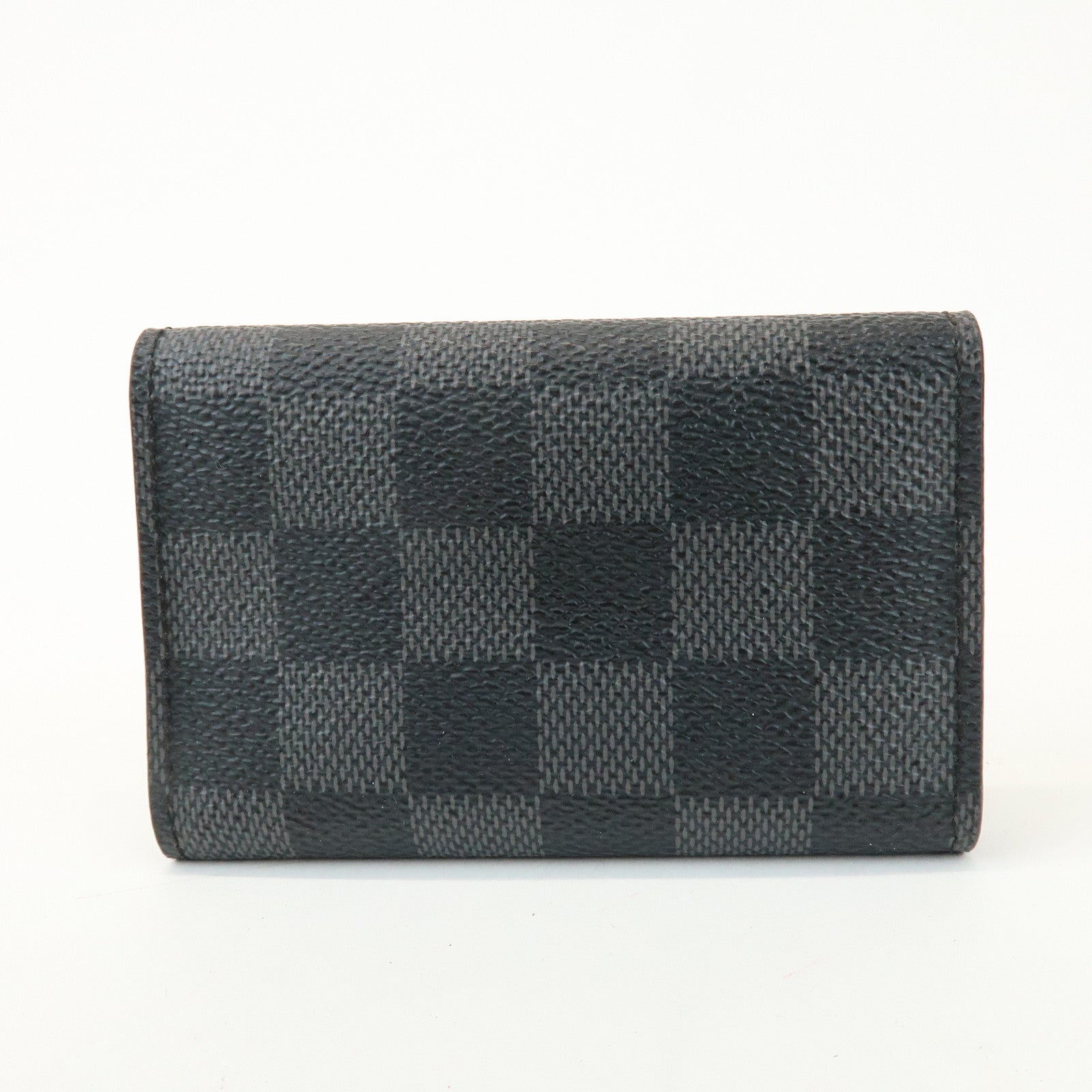 Louis Vuitton Damier Graphite Multicle 6 Key Case Gray Black N62662