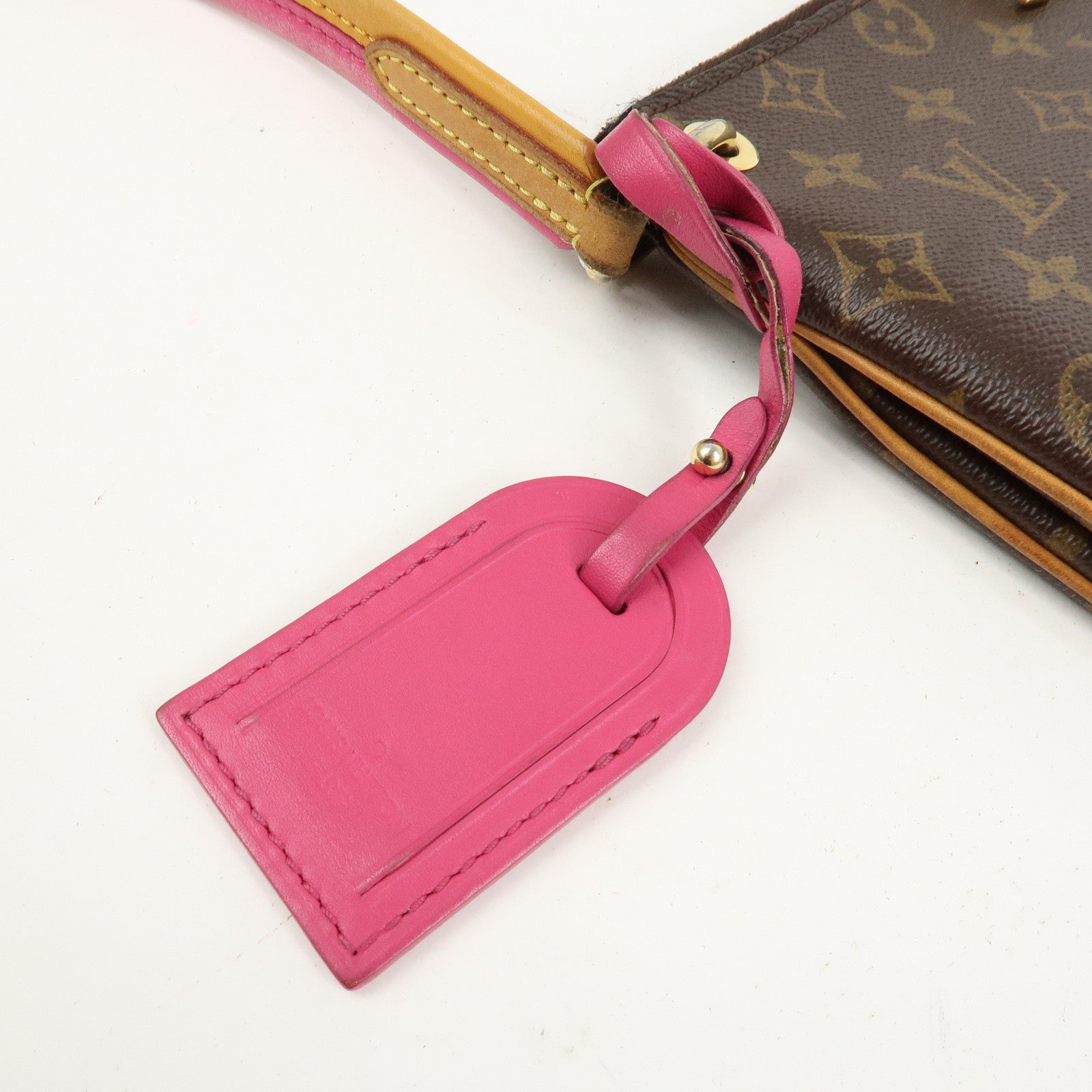 Louis Vuitton Monogram Canvas Lorette Shoulder Bag Hot Pink M44053