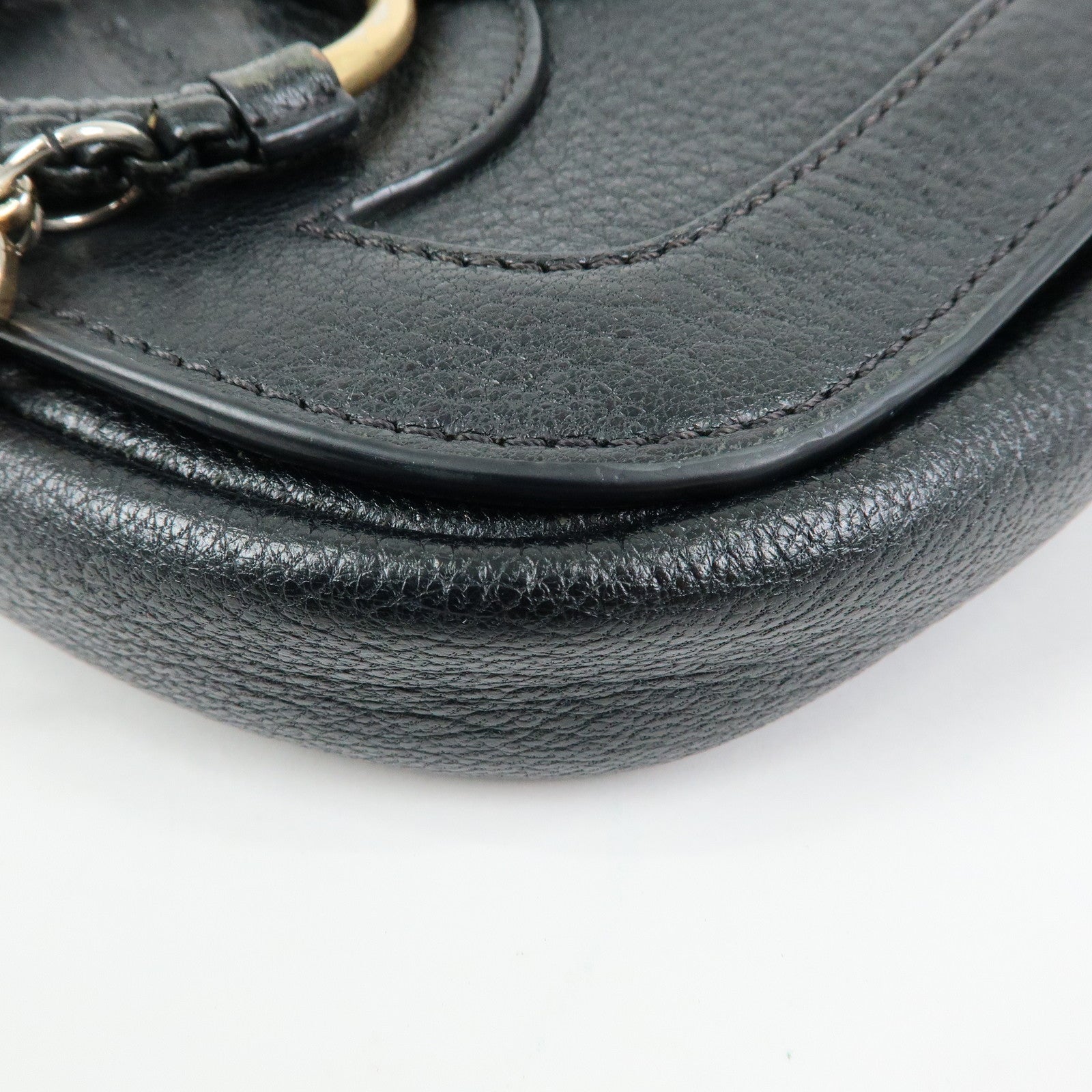 Chloe See By Chloe Hana Leather Shoulder Crossbody Bag Black