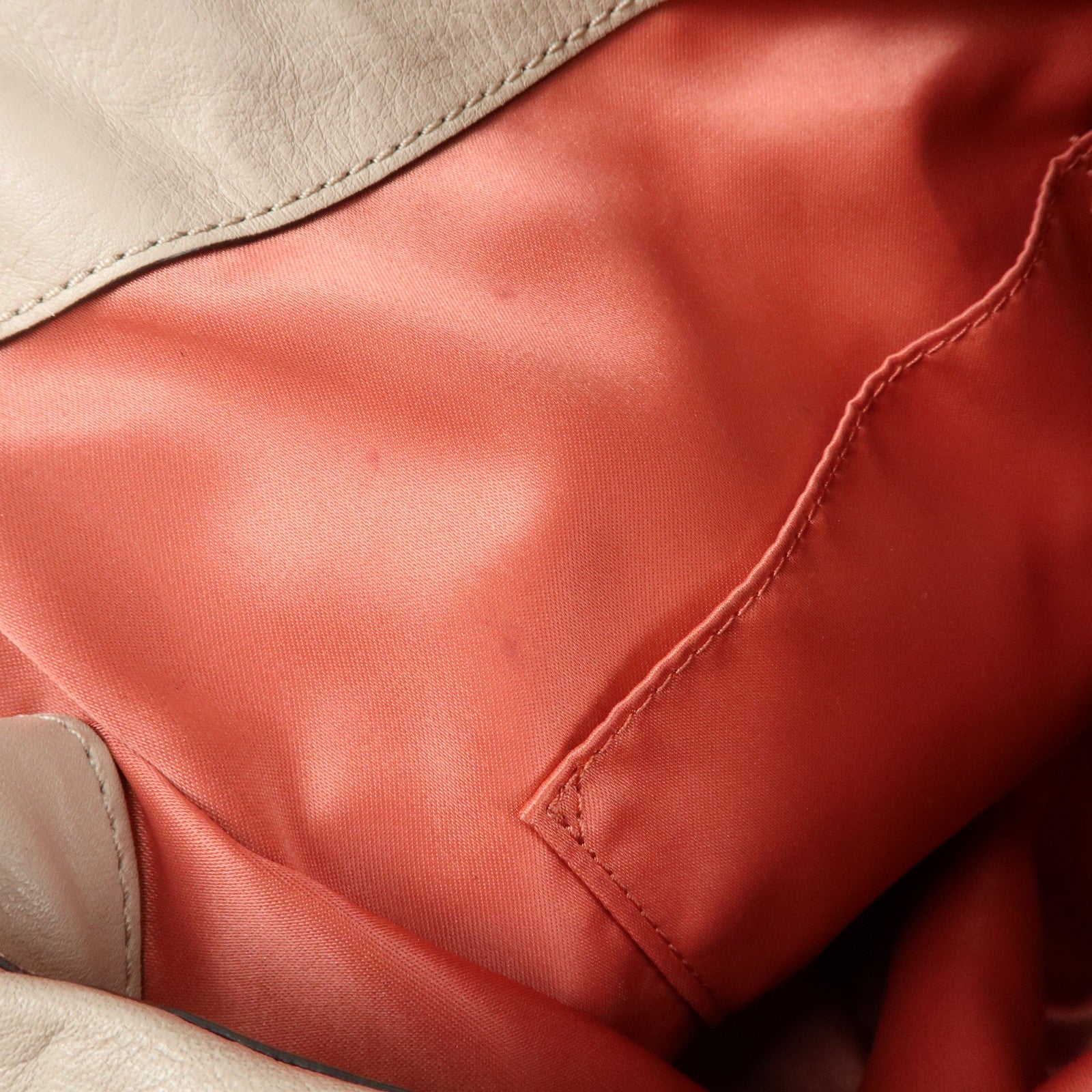 COACH Madison Leather Shoulder Bag Hand Bag Pink Beige