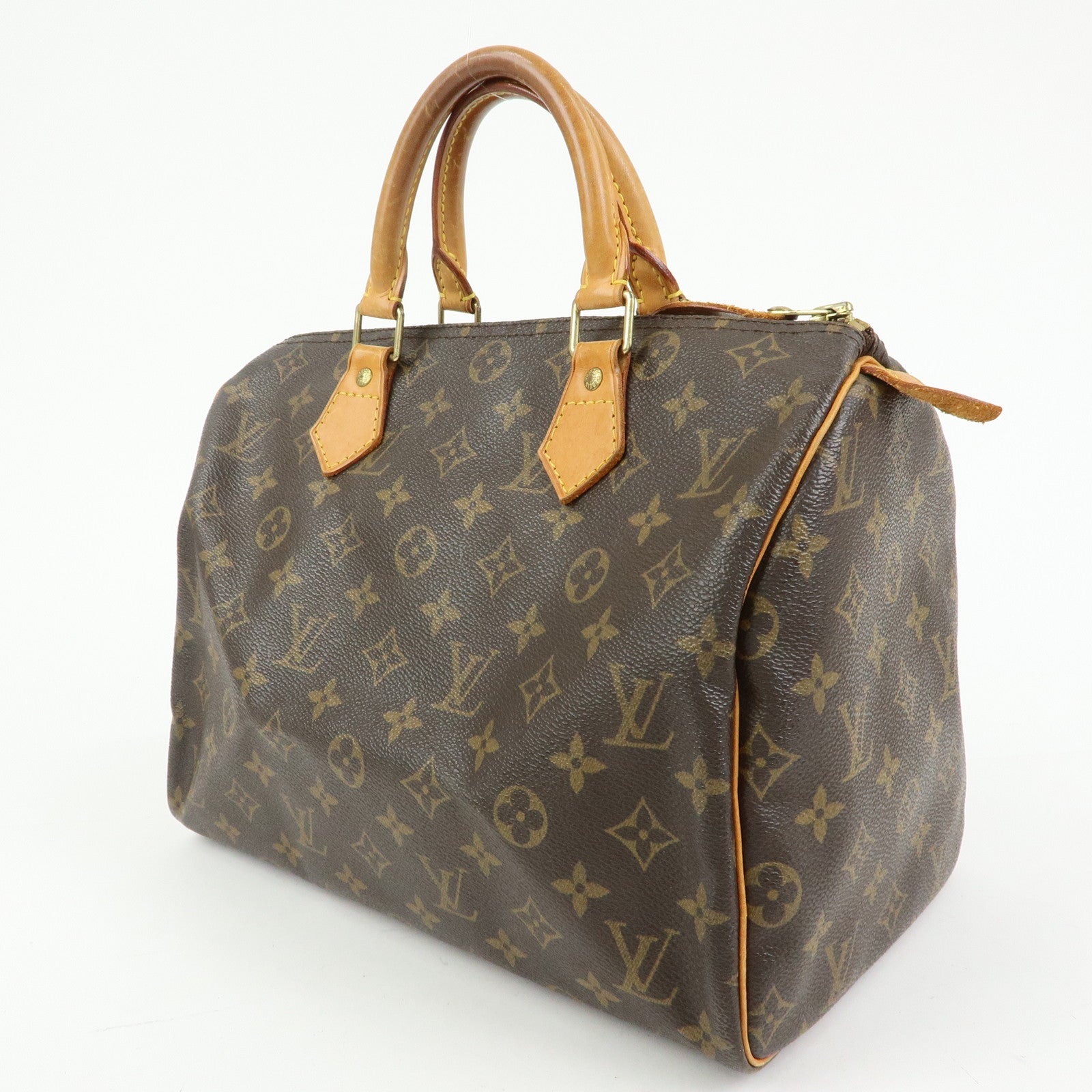 Louis Vuitton Monogram Speedy 30 Boston Bag Hand Bag Brown M41526