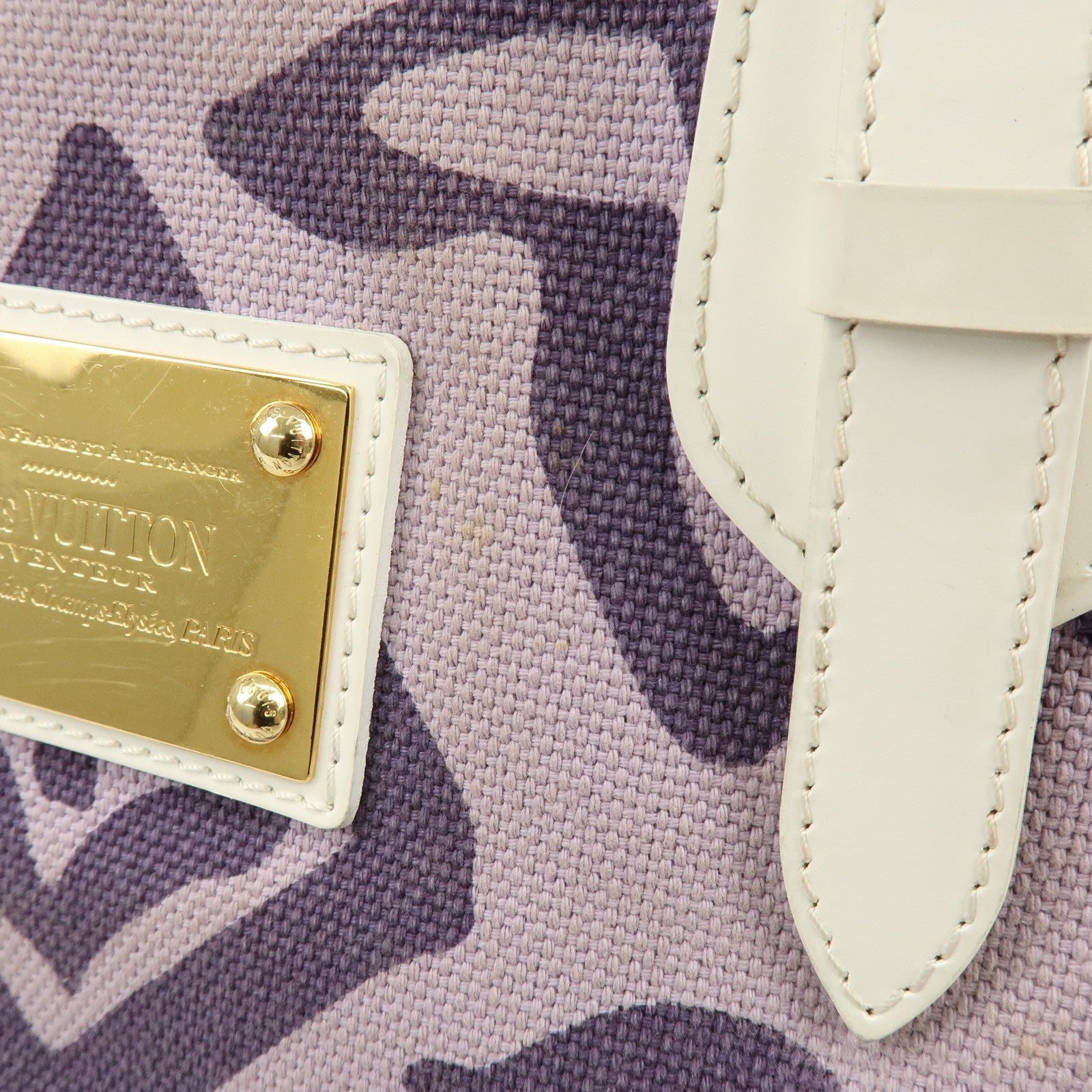 Louis Vuitton Cruise Line Tahitienne PM Canvas Tote Bag Lila M95680