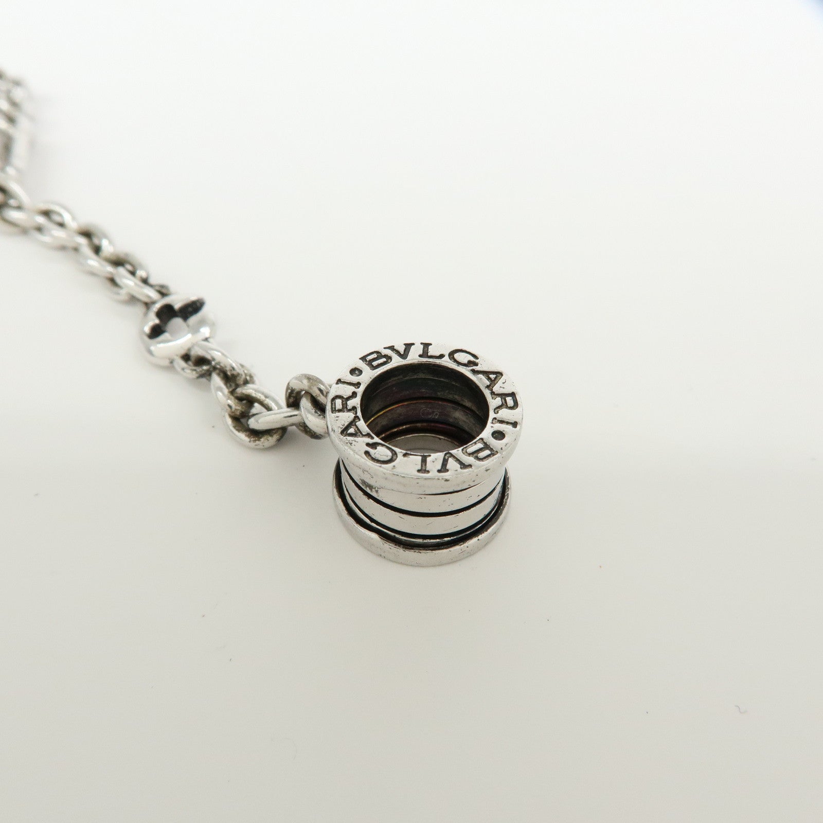 BVLGARI B-zero 1 SV925 Bag Charm Key Chain Silver