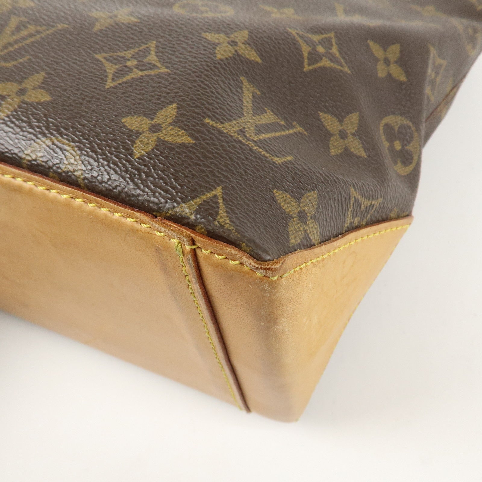 Louis Vuitton Monogram Cabas Piano Tote Bag Hand Bag M51148 Used