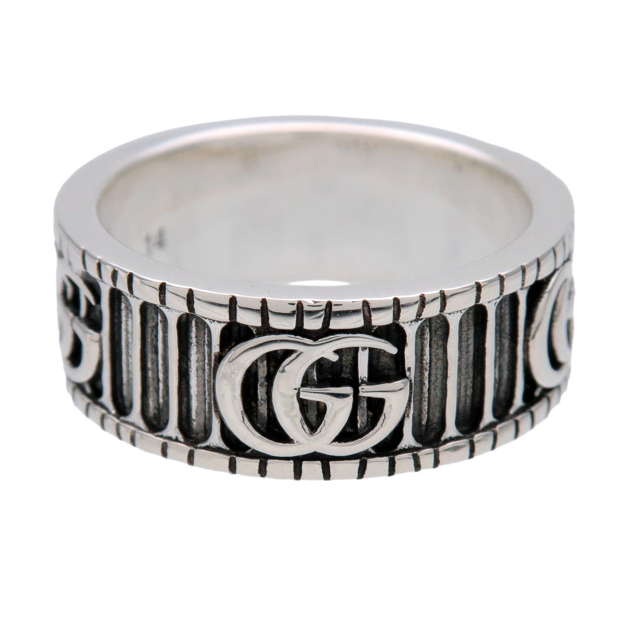 GUCCI  Double G Ring SV925 Silver #14 US6.5 EU53 HK14