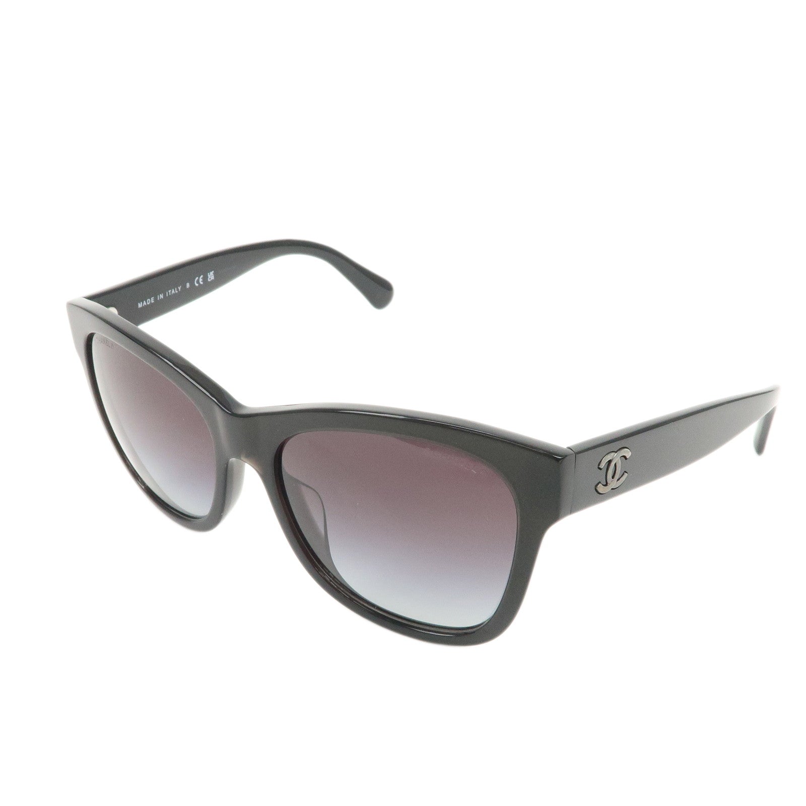 CHANEL Plastic Sunglasses Dark Brown 5380-A c.1707/S6 56□17 140 3NS