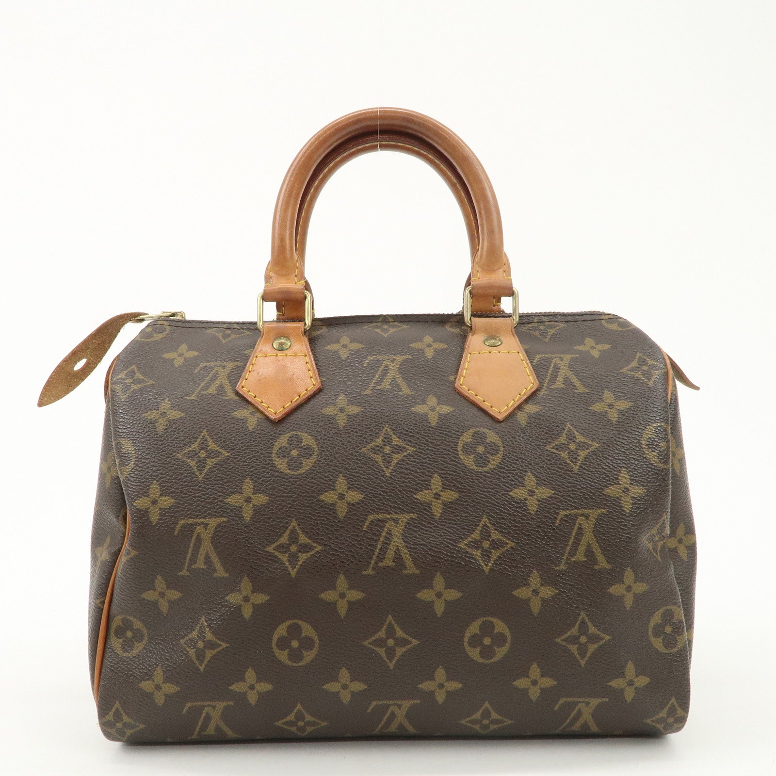 Louis Vuitton Monogram Speedy 25 Boston Bag Hand Bag Brown M41528