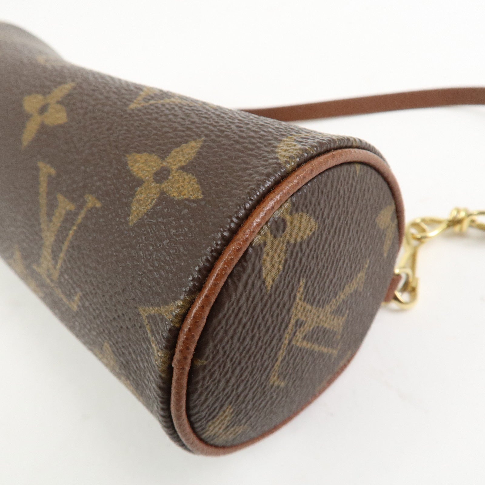 Louis Vuitton Monogram Mini Pouch for Papillon Bag Old Style Brown