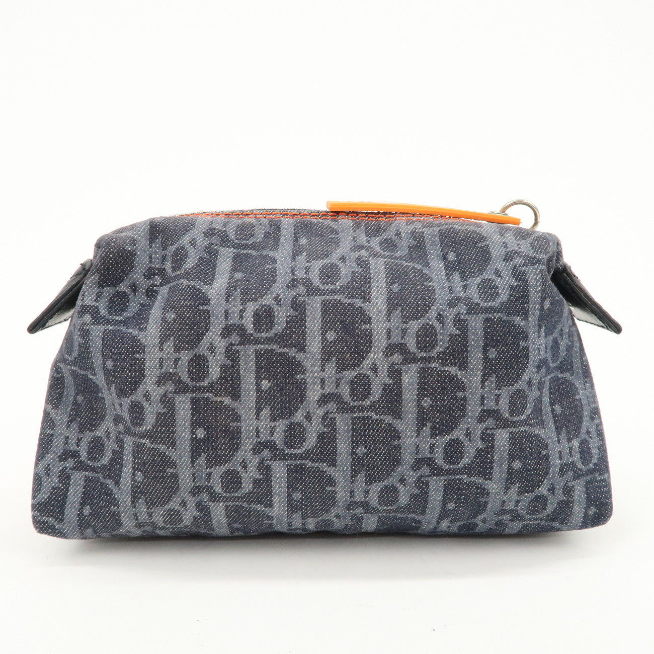 Christian Dior Trotter Flight Line Denim Pouch Cosmetic Pouch