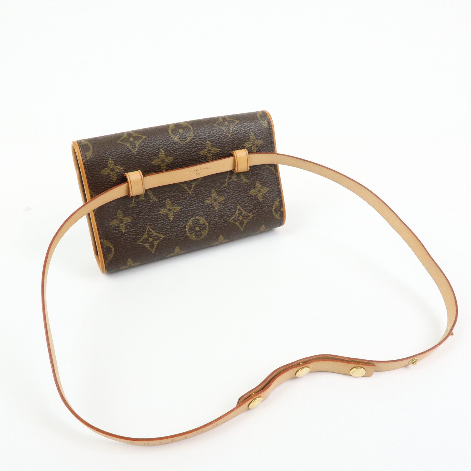 Louis Vuitton Monogram Pochette Florentine Waist Bag Belt M51855