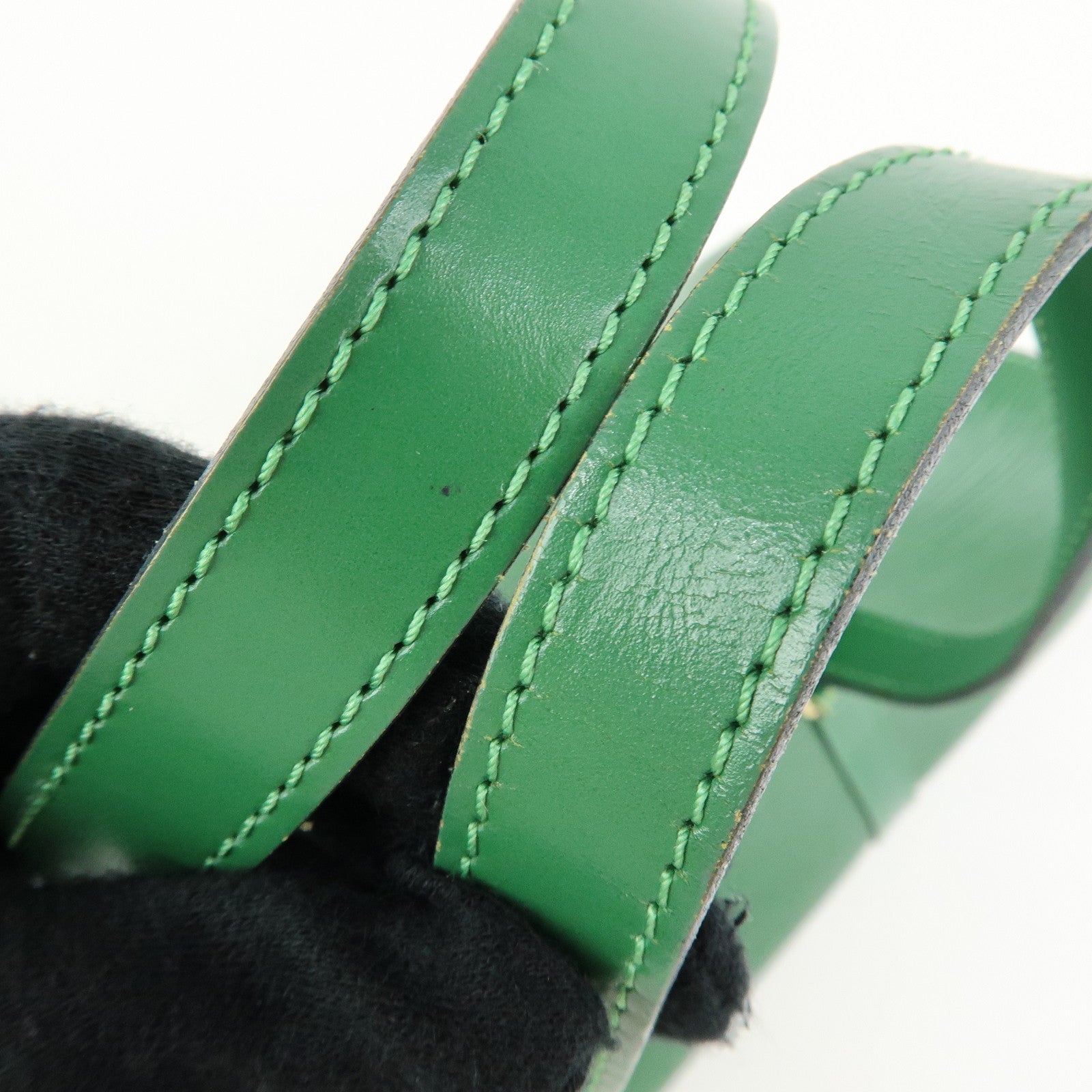 Louis Vuitton Epi Soufflot Hand Bag Borneo Green M52224