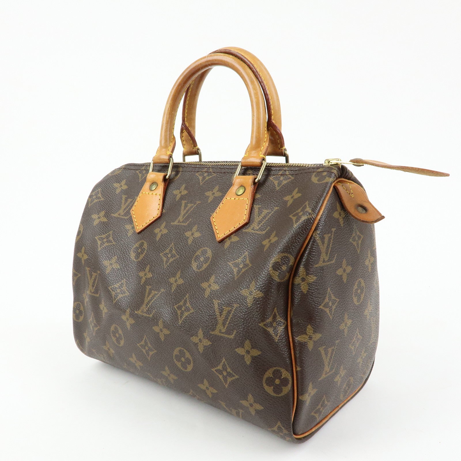 Louis Vuitton Monogram Speedy 25 Boston Bag Hand Bag Brown M41528