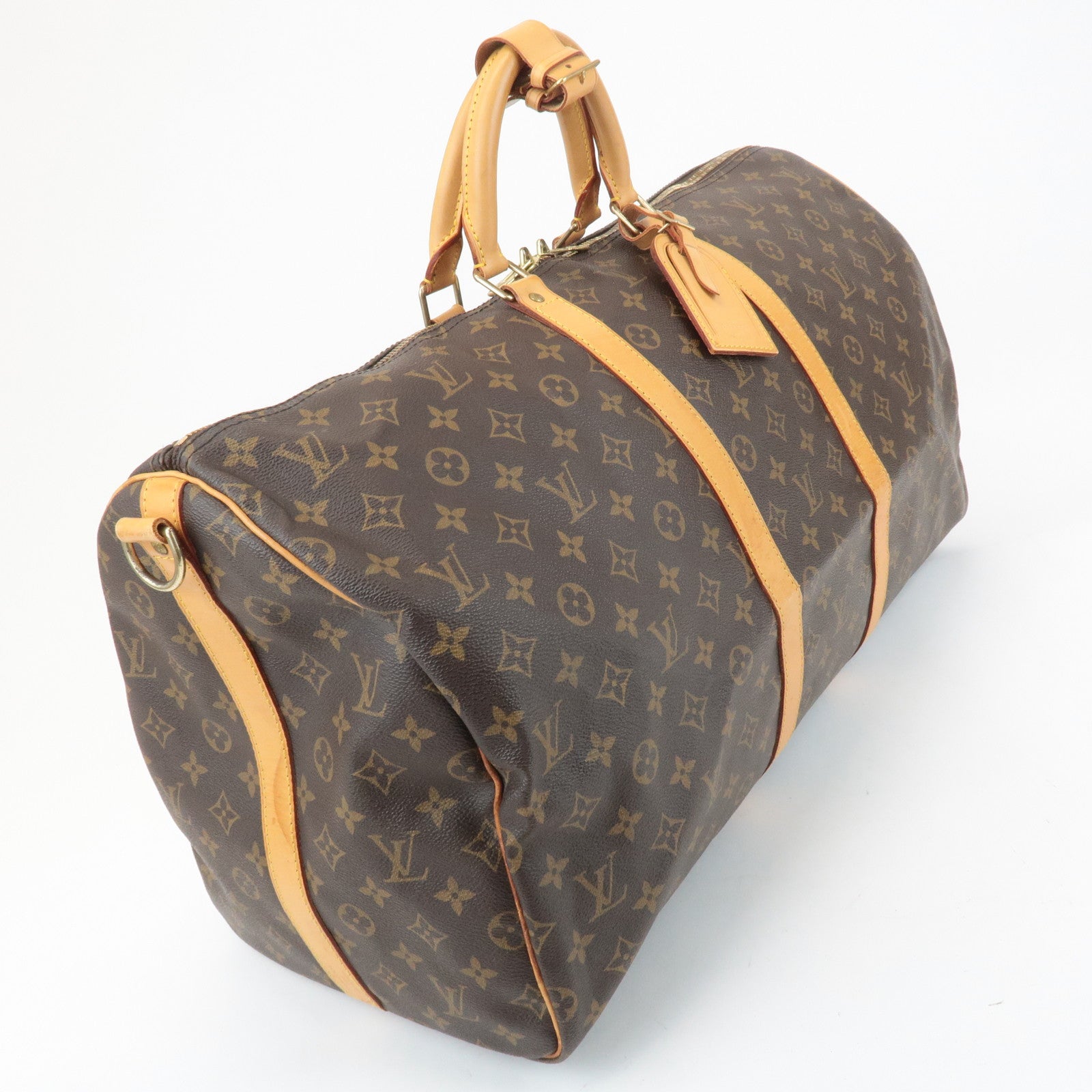Louis Vuitton Monogram Keep All Bandouliere 55 Boston Bag M41414 Used
