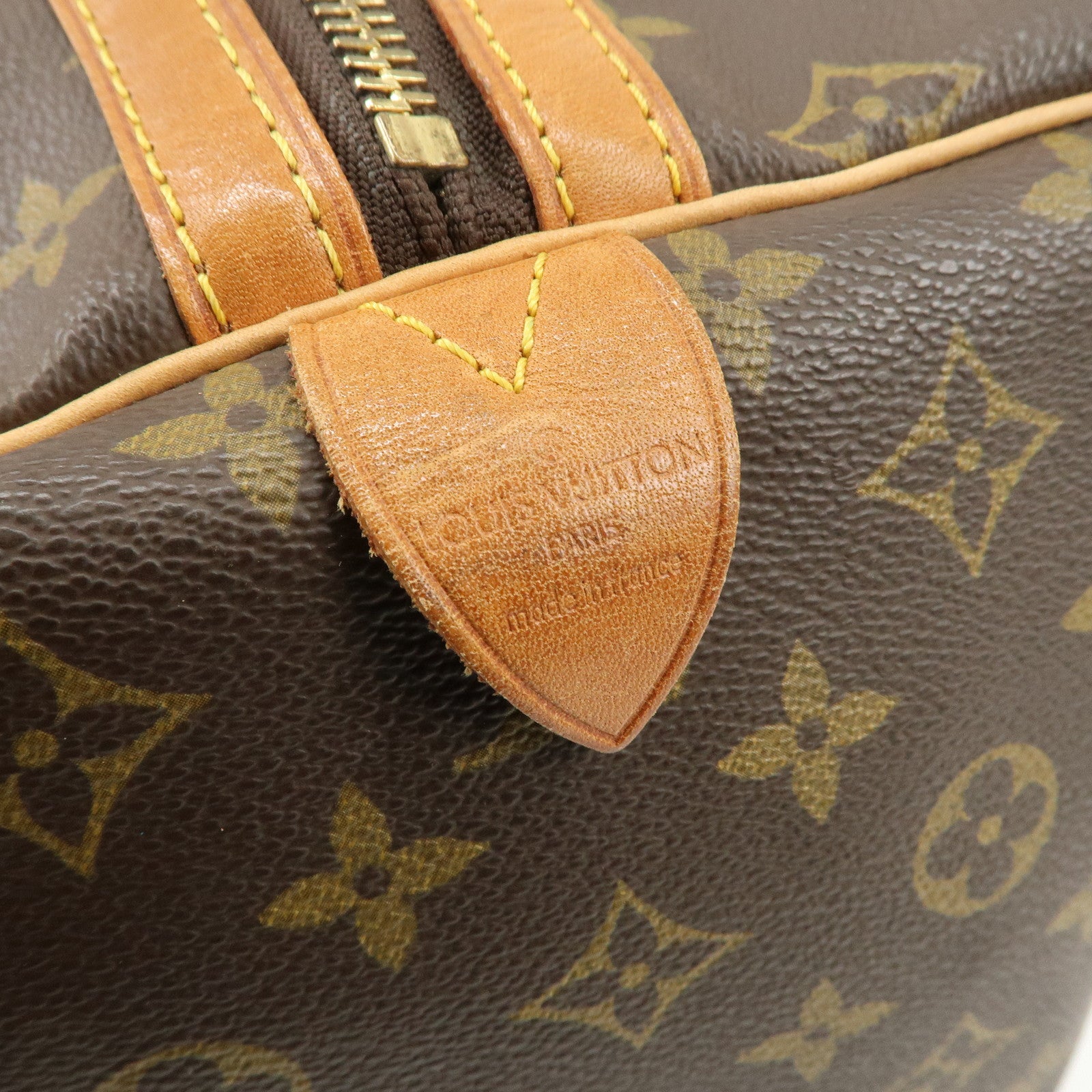 Louis Vuitton Monogram Sac Souple 55 Boston Bag Brown M41622