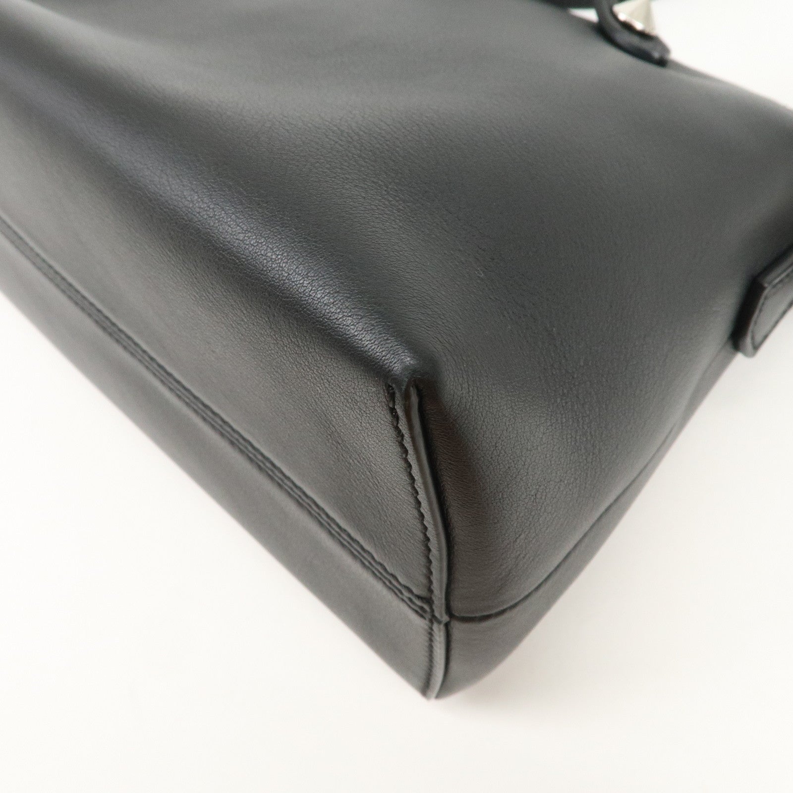 FENDI BY THE WAY MEDIUM 2Way Bag Shoulder Bag Black 8BL124