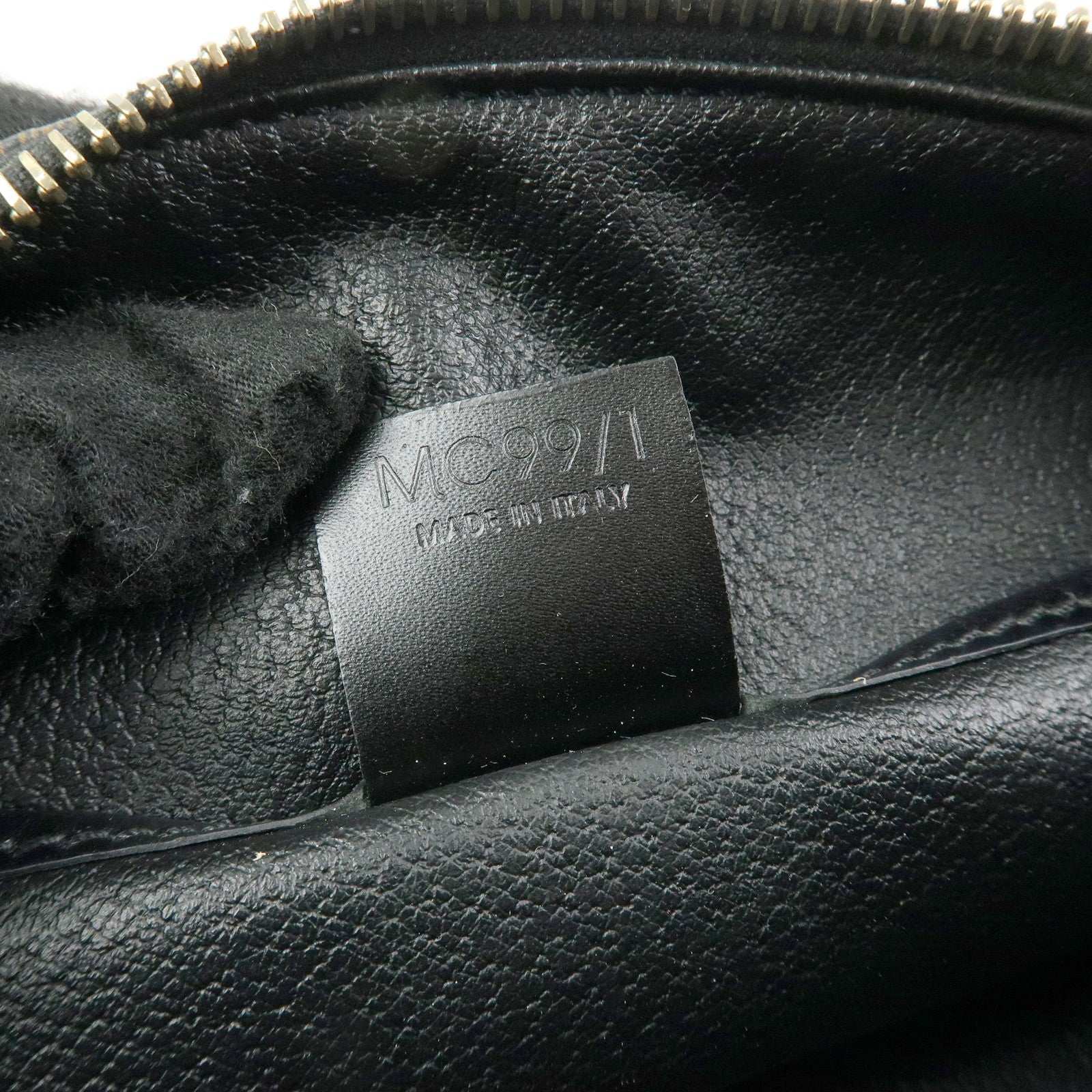 CELINE Macadam PVC Leather Mini Hand Bag Brown Black