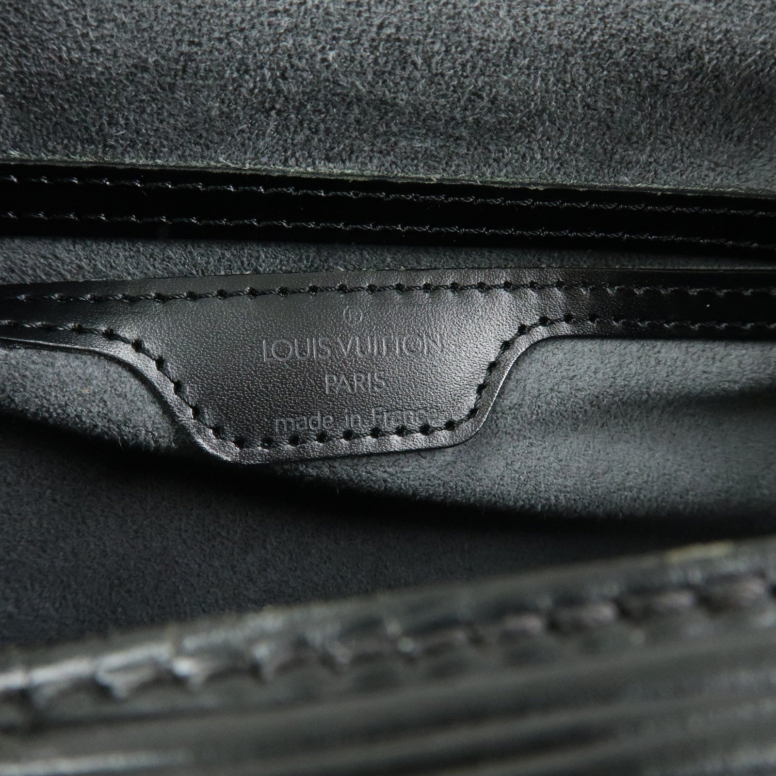 Louis Vuitton Epi Soufflot Shoulder Bag Hand Bag Noir M52222