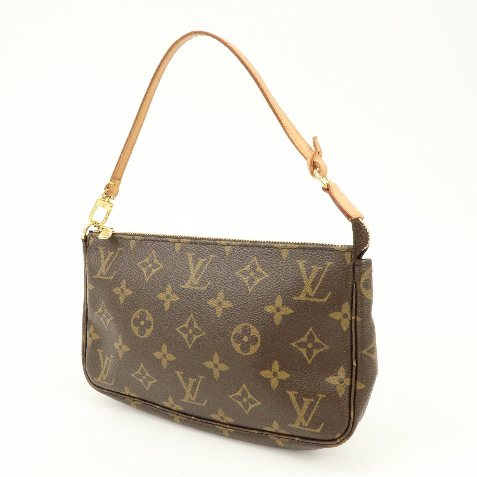 Louis Vuitton Monogram Pochette Accessoires Pouch Hand Bag M51980