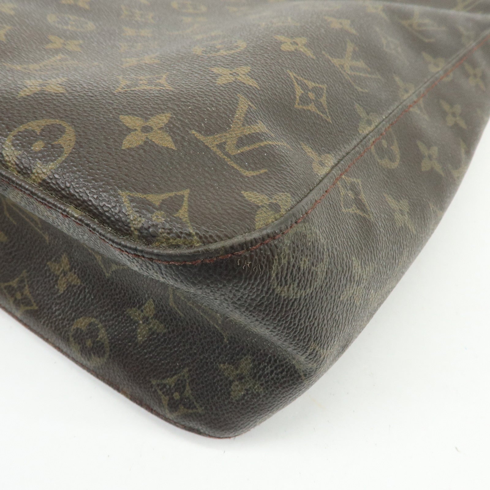 Louis Vuitton Monogram Looping GM Shoulder Bag Brown M51145