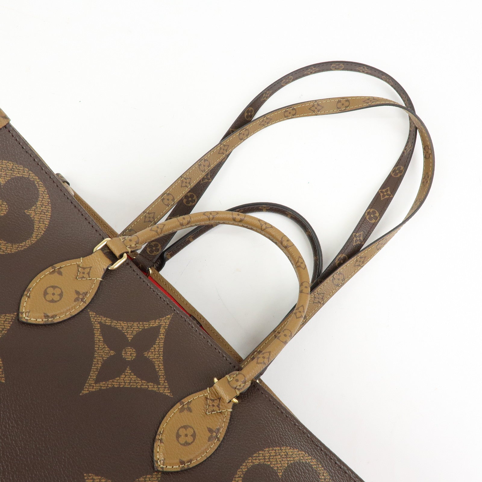 Louis Vuitton Monogram Giant Canvas On The Go MM Hand Bag M44576