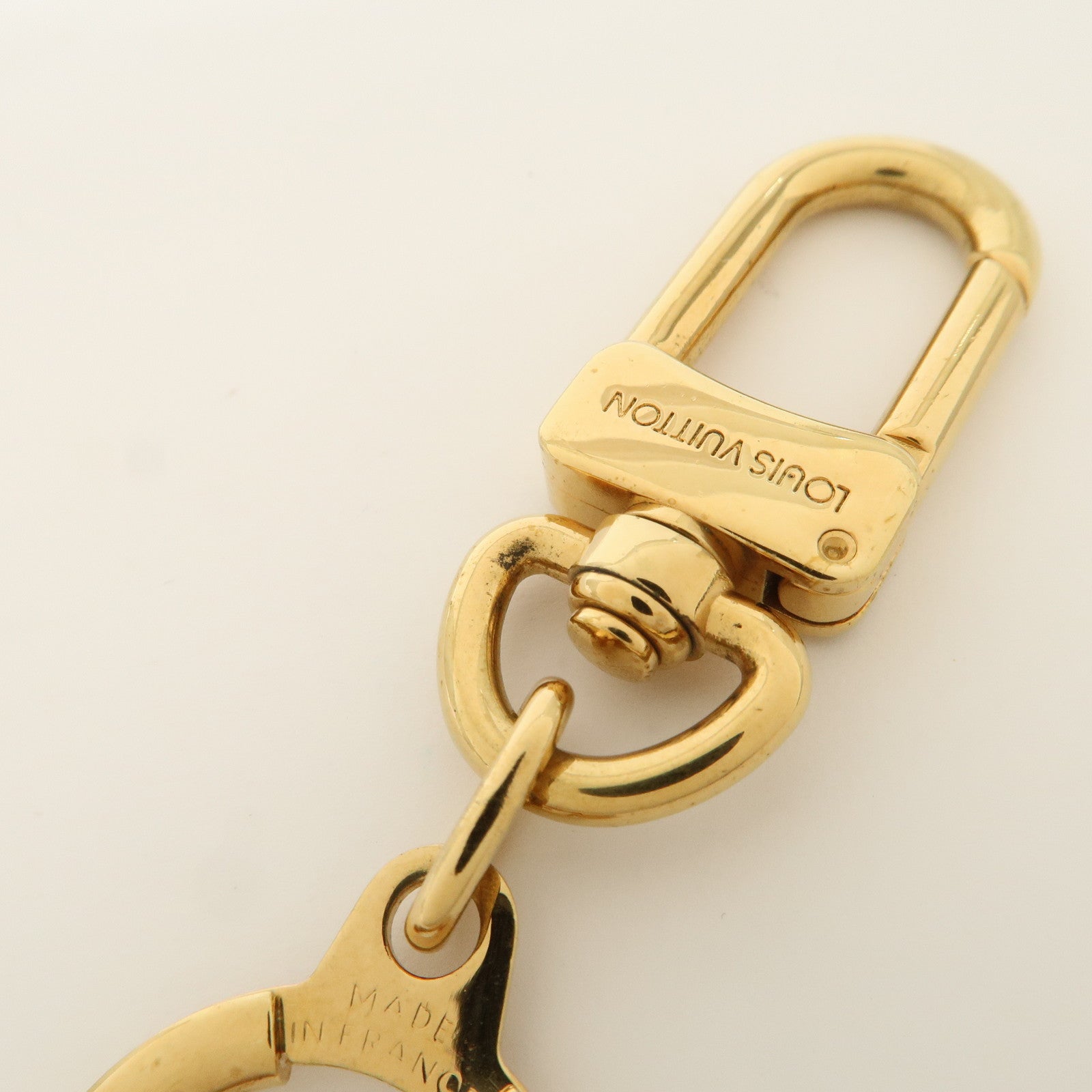 Louis Vuitton Ano Cles Key Chain Bag Chram Gold M62694 Used