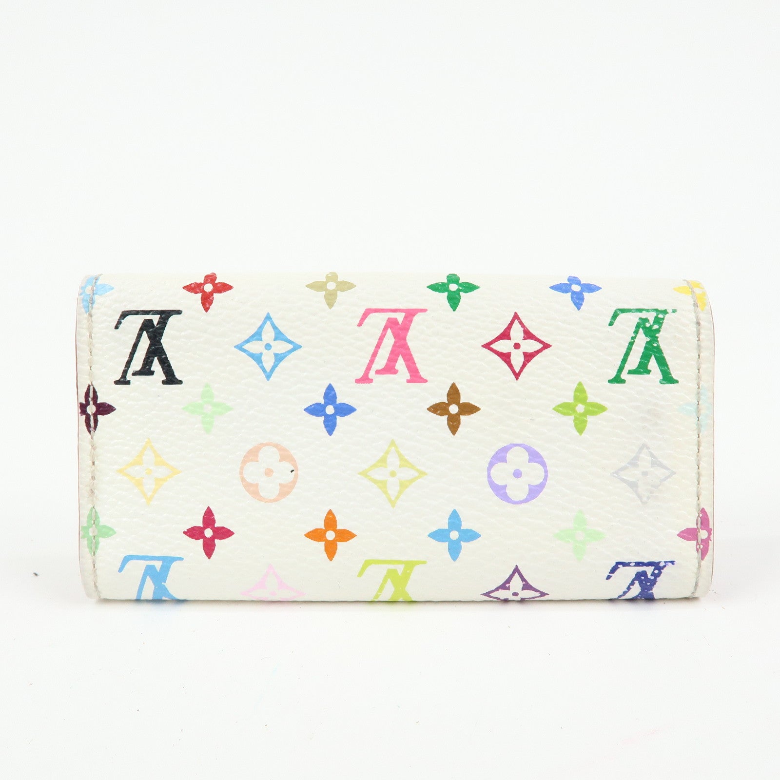 Louis Vuitton Monogram Multicolor Multicles 4 Key Case Blanc M93731
