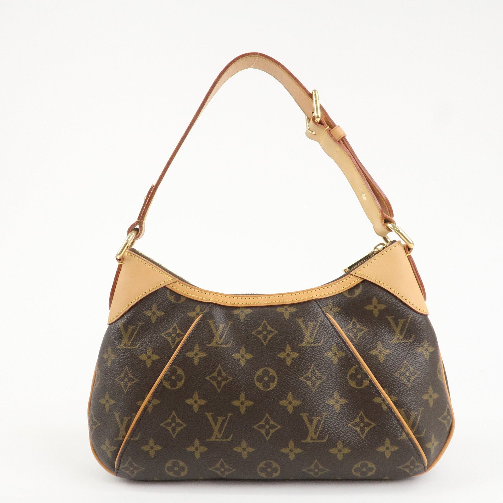 Louis Vuitton Monogram Thames PM Shoulder Bag Brown M56384 Used